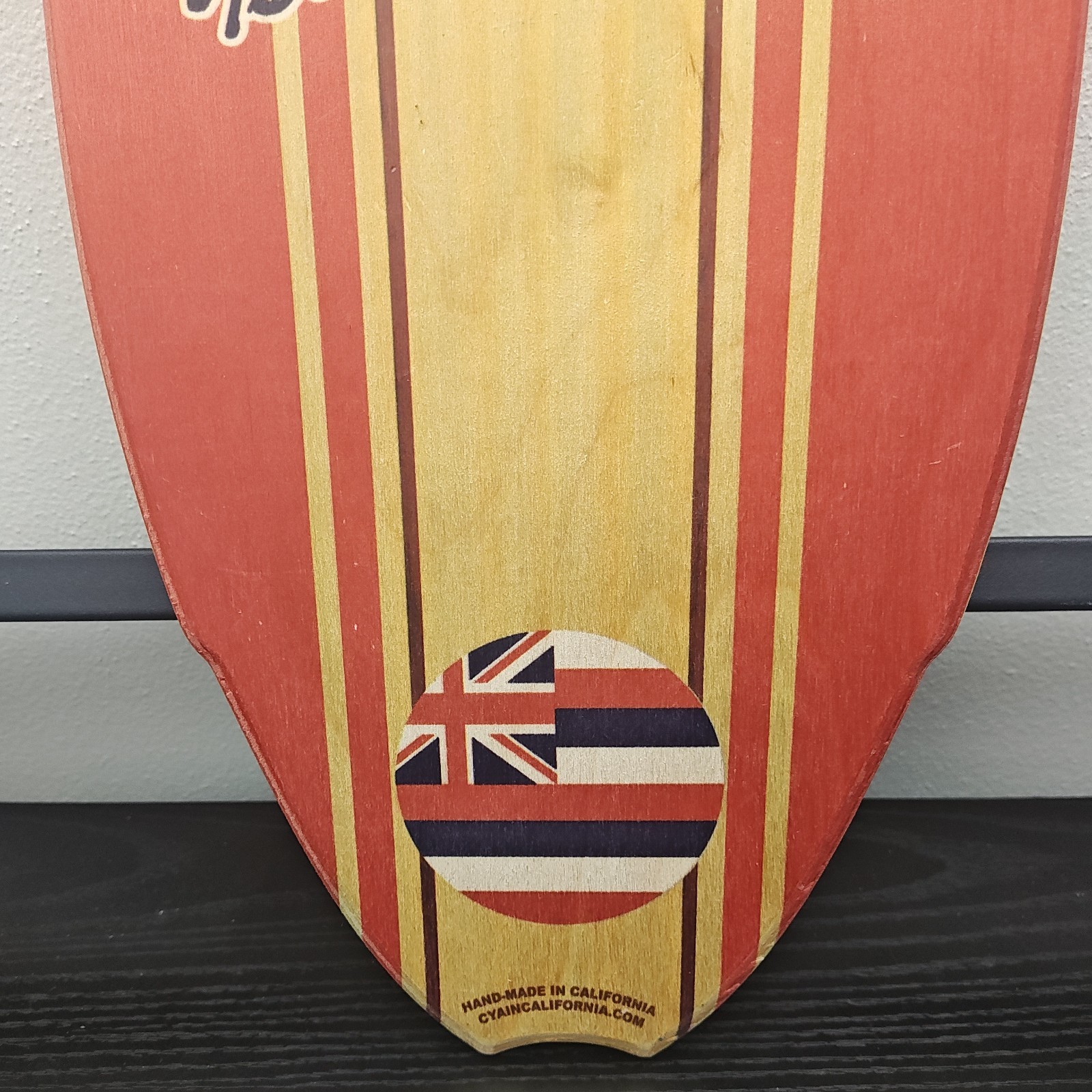 C YA MIni Surfboard 20” MAUI HAWAII Decorative Surfboard Double Sided Hand Made