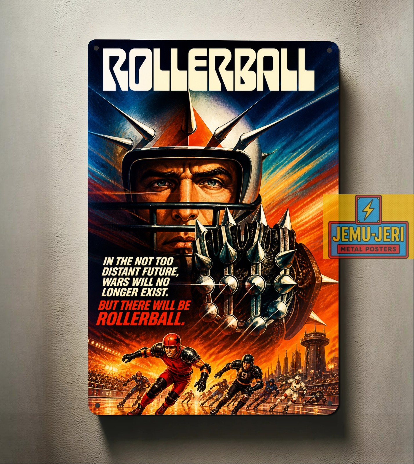 Rollerball Movie Metal Poster – Film Collectable Tin Sign – Size 8*12inch