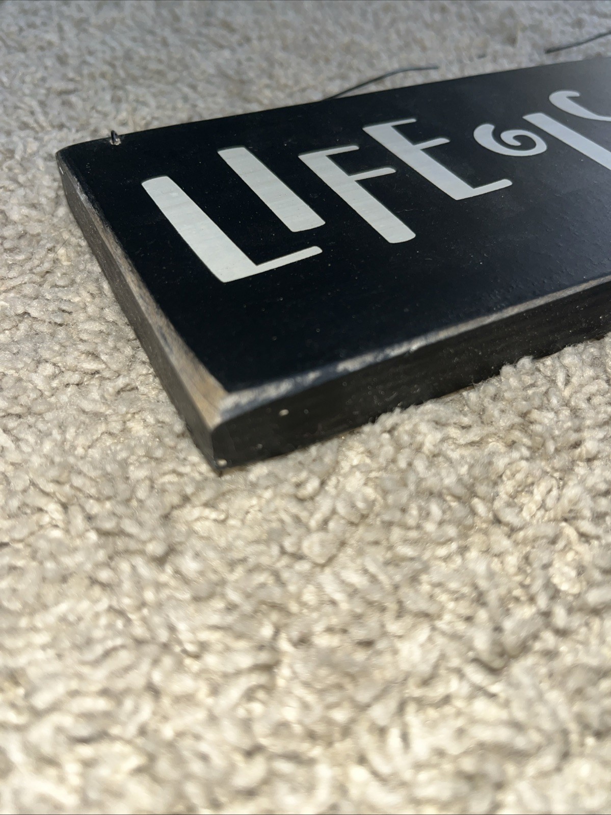 “Life Is Good” Hanging Wall Sign