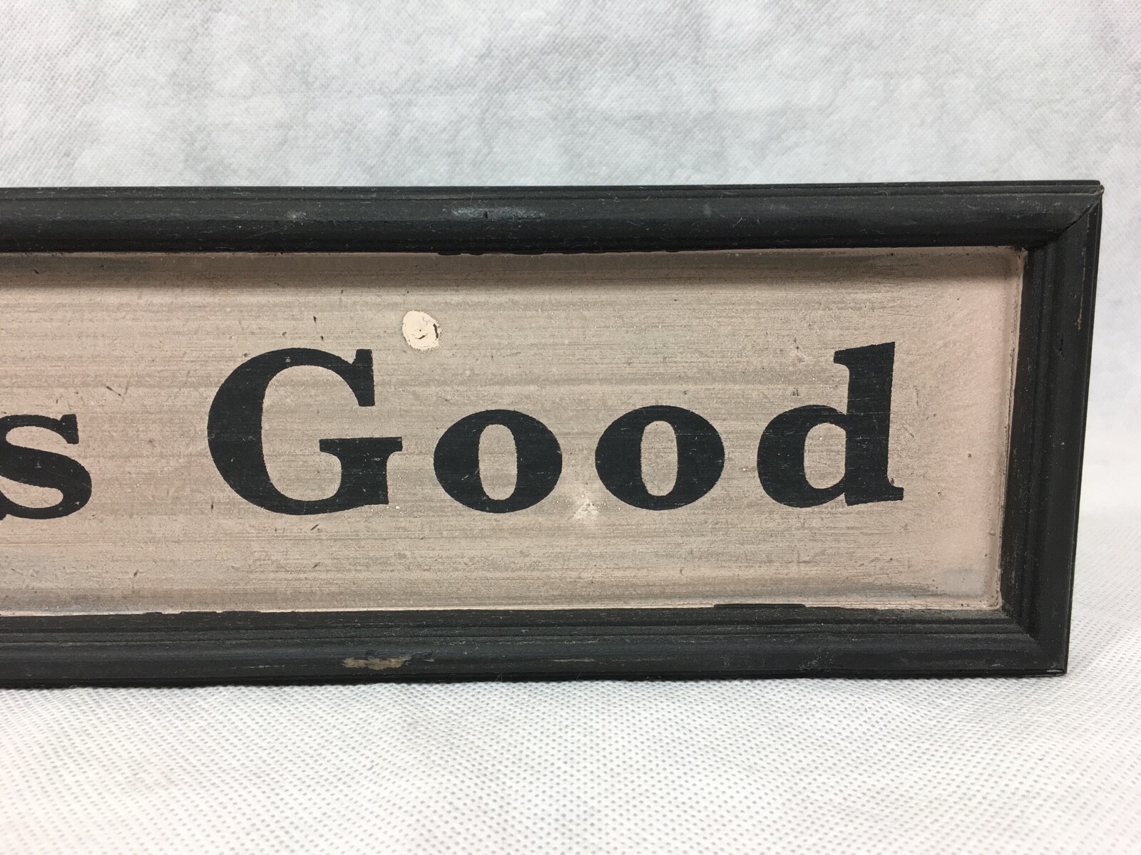 Life Is Good Wall Sign 16″ Distressed Framed Art Decoration