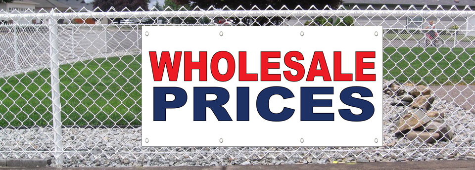 Wholesale Prices Red Blue 13 Oz Vinyl Banner Sign With Grommets