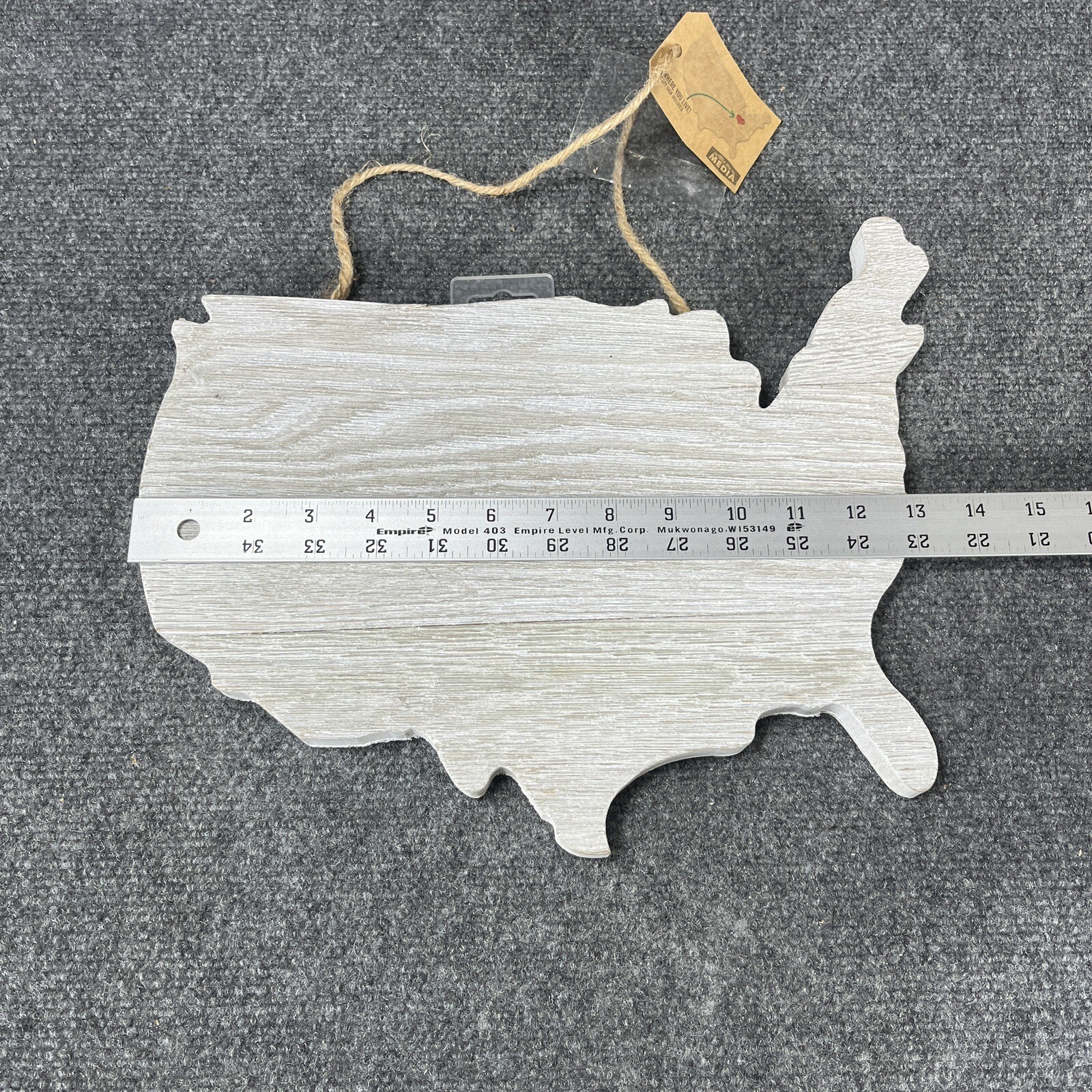 Wooden USA Wall Plank United States Wood Cut Out Sign NEW Hanging America Decor
