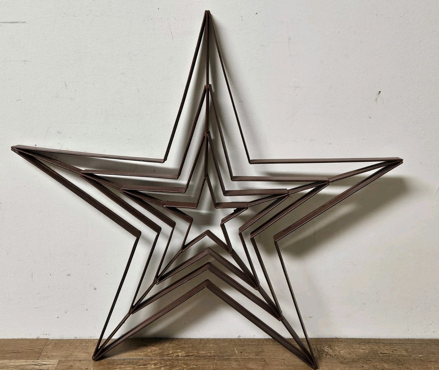 5 Point Star Metal Art Wall Decor 18″ x 17″