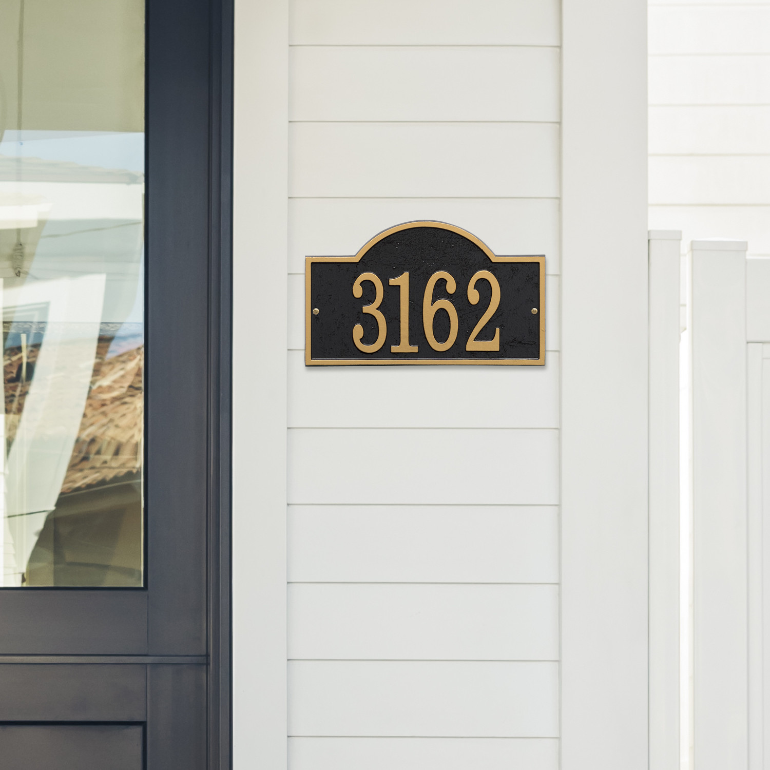Arch Cast Address Plaque, Ships in 4 days!