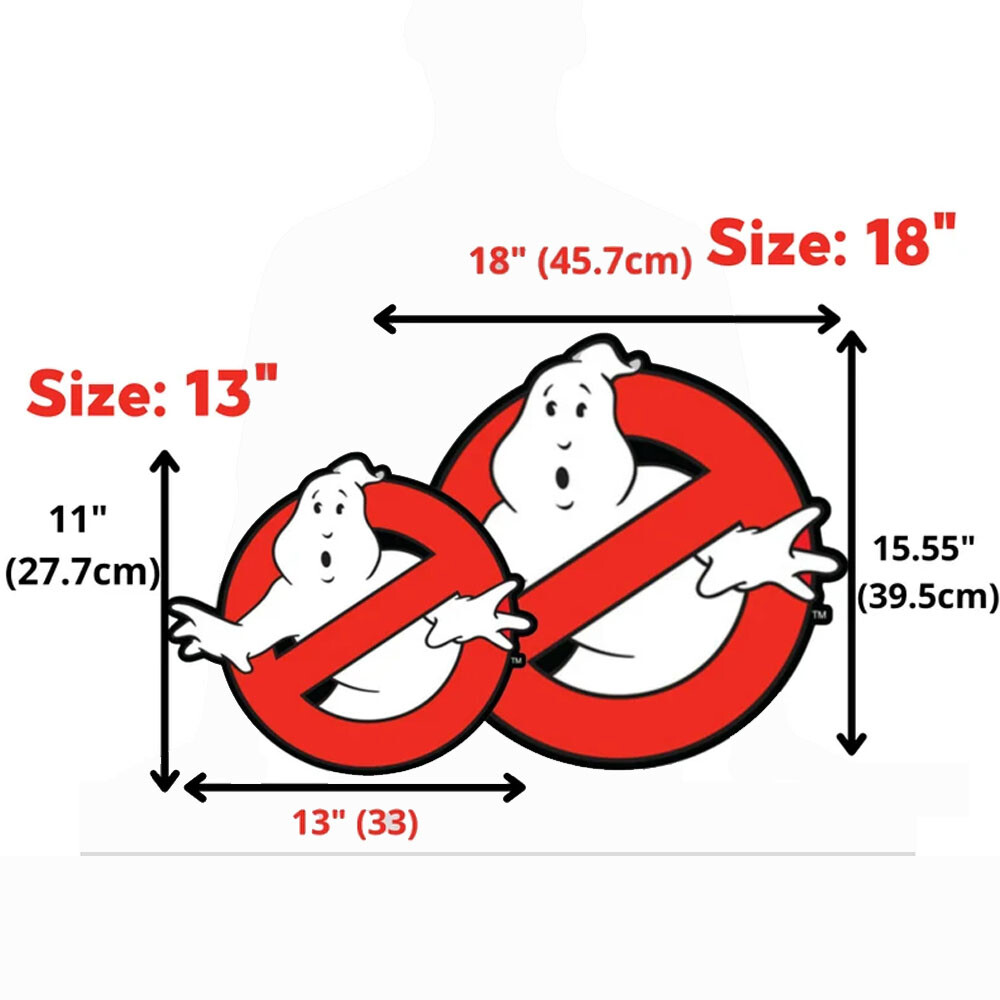 Ghostbusters Logo 3D Printed Lightbox LED Wall Sign Gameroom Decor Gift