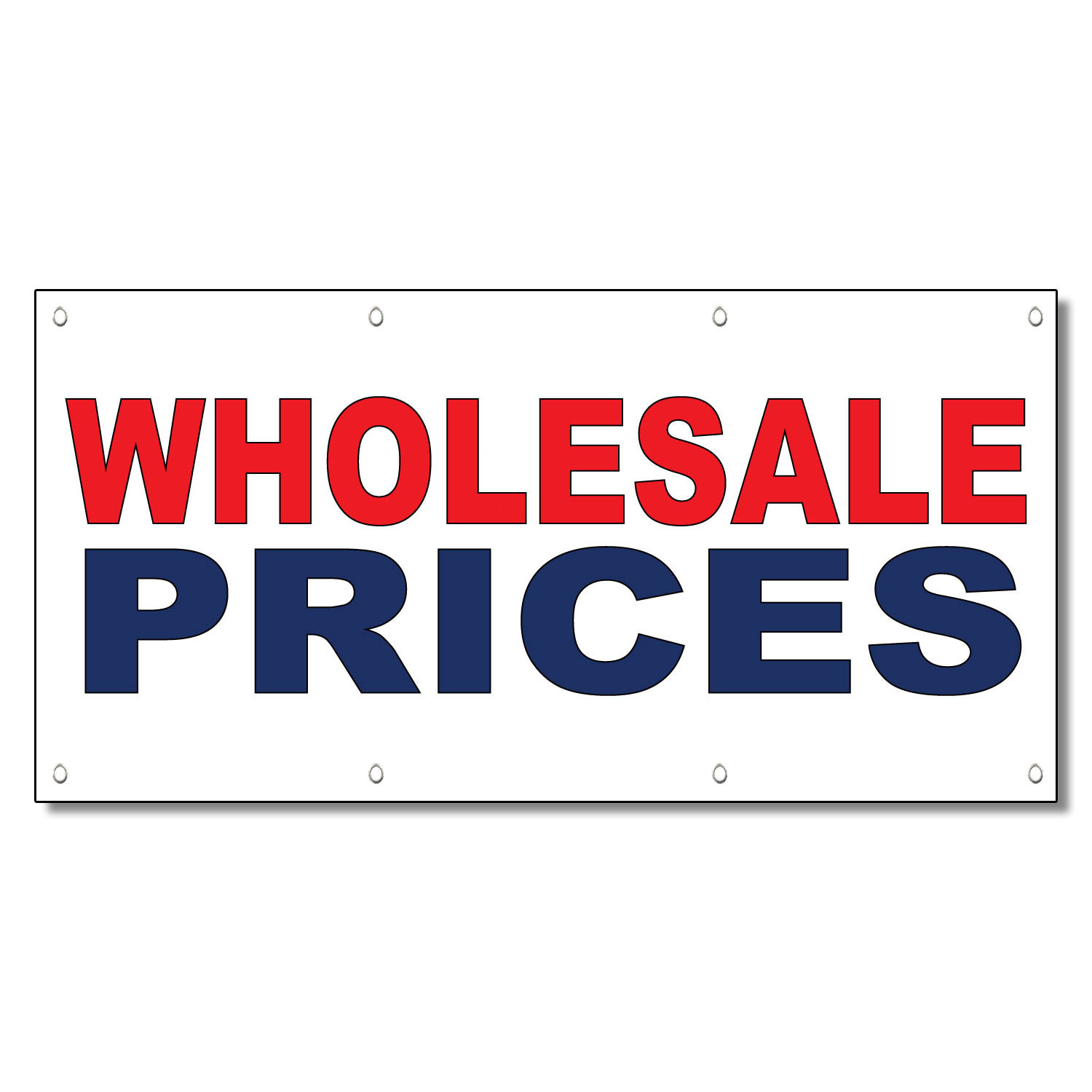 Wholesale Prices Red Blue 13 Oz Vinyl Banner Sign With Grommets