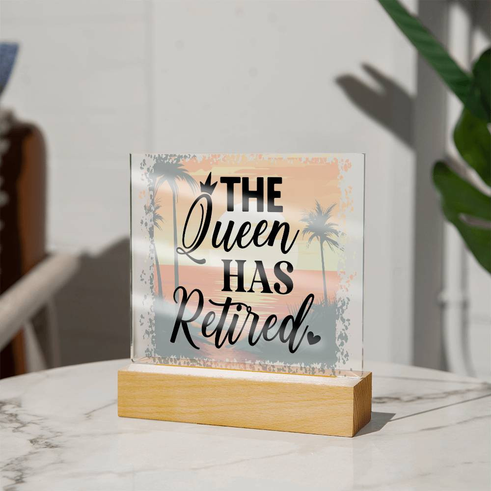 Retirement Gift for Women, Acrylic Plaque w/LED, Best Seller, Gift Ideas 2023