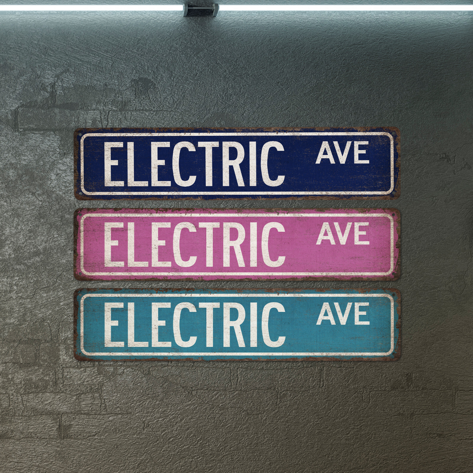 Electric Street Sign Industrial Decor Electrician Electrical Art 104180021026