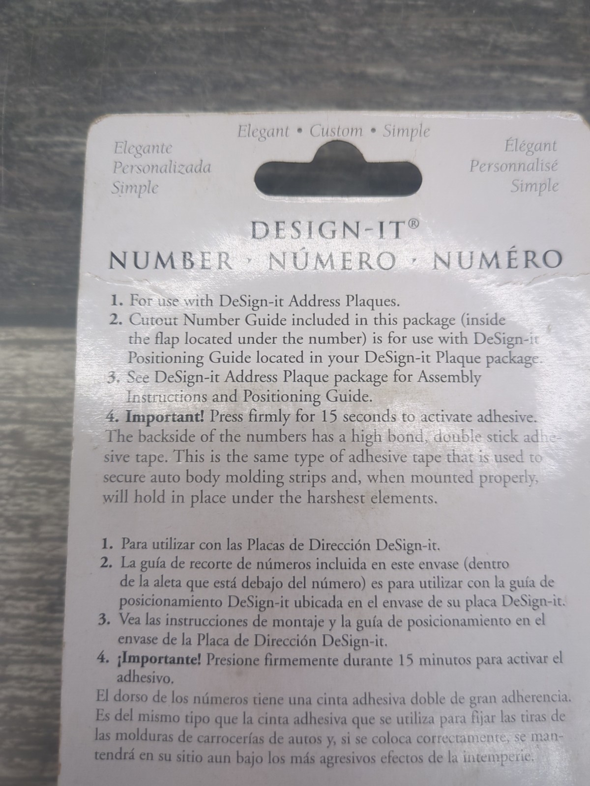 HOUSE NUMBER 4.75″ Satin Brass NUMBER #5 For Use with DESIGN IT ADDRESS PLAQUES