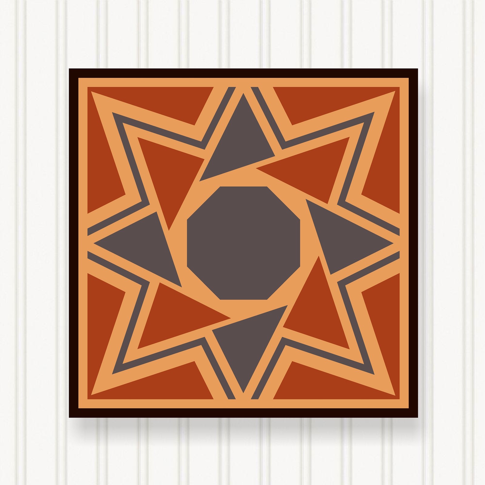 Barn Quilt Square, 8 Sizes, Outdoor & Indoor Wall Art, Home Decor, BQ065-06