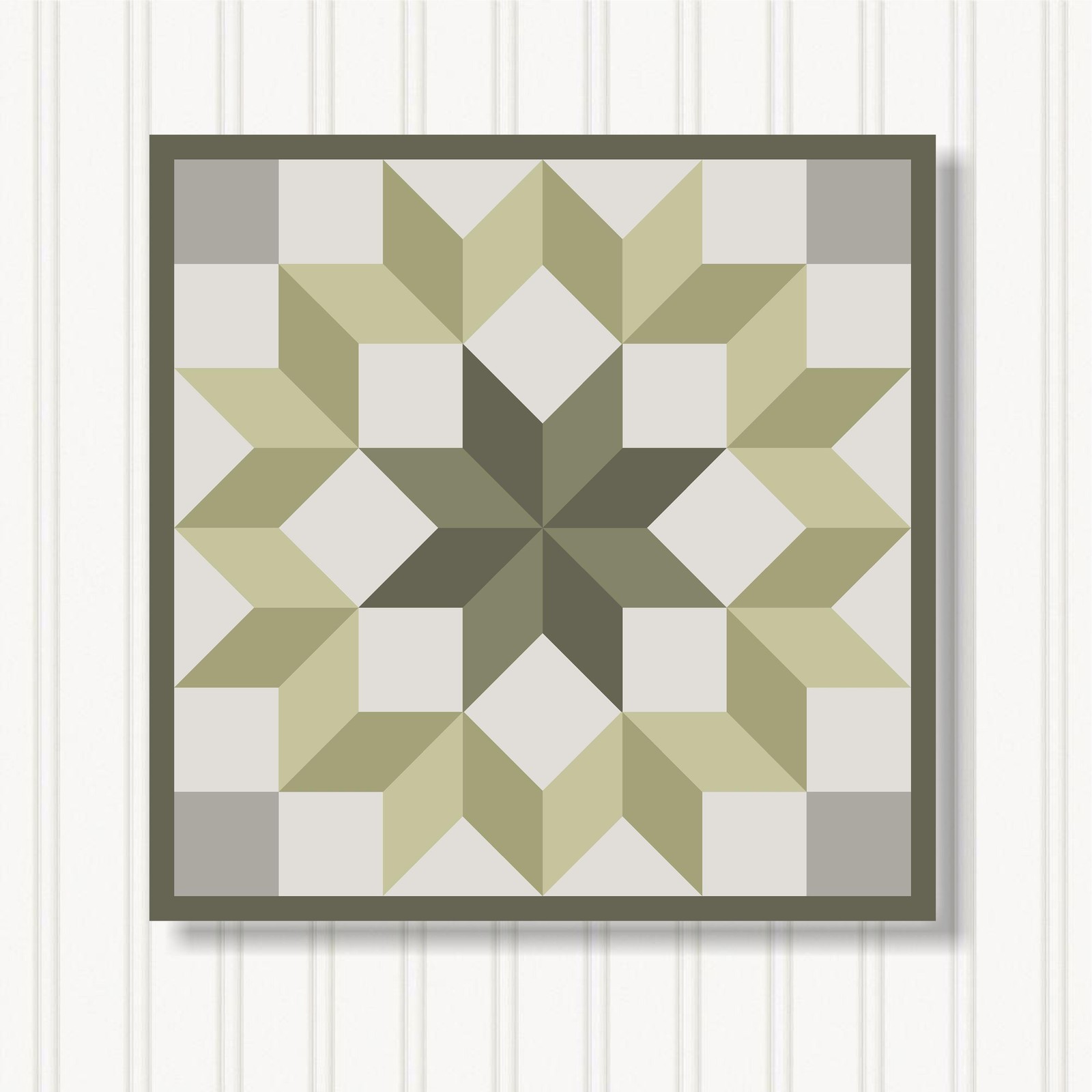 Barn Quilt Square, 8 Sizes, Outdoor & Indoor Wall Art, Home Decor, BQ103-09