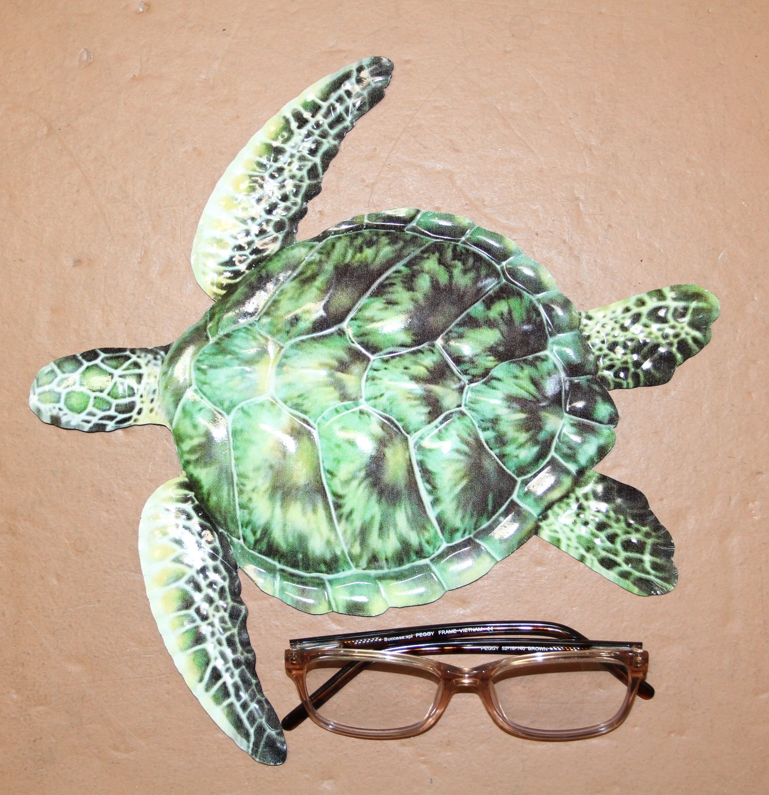 1-Wall Hanging,REALISTIC GREEN SEA TURTLE,Coastal Home Decor,All Occasion Gifts
