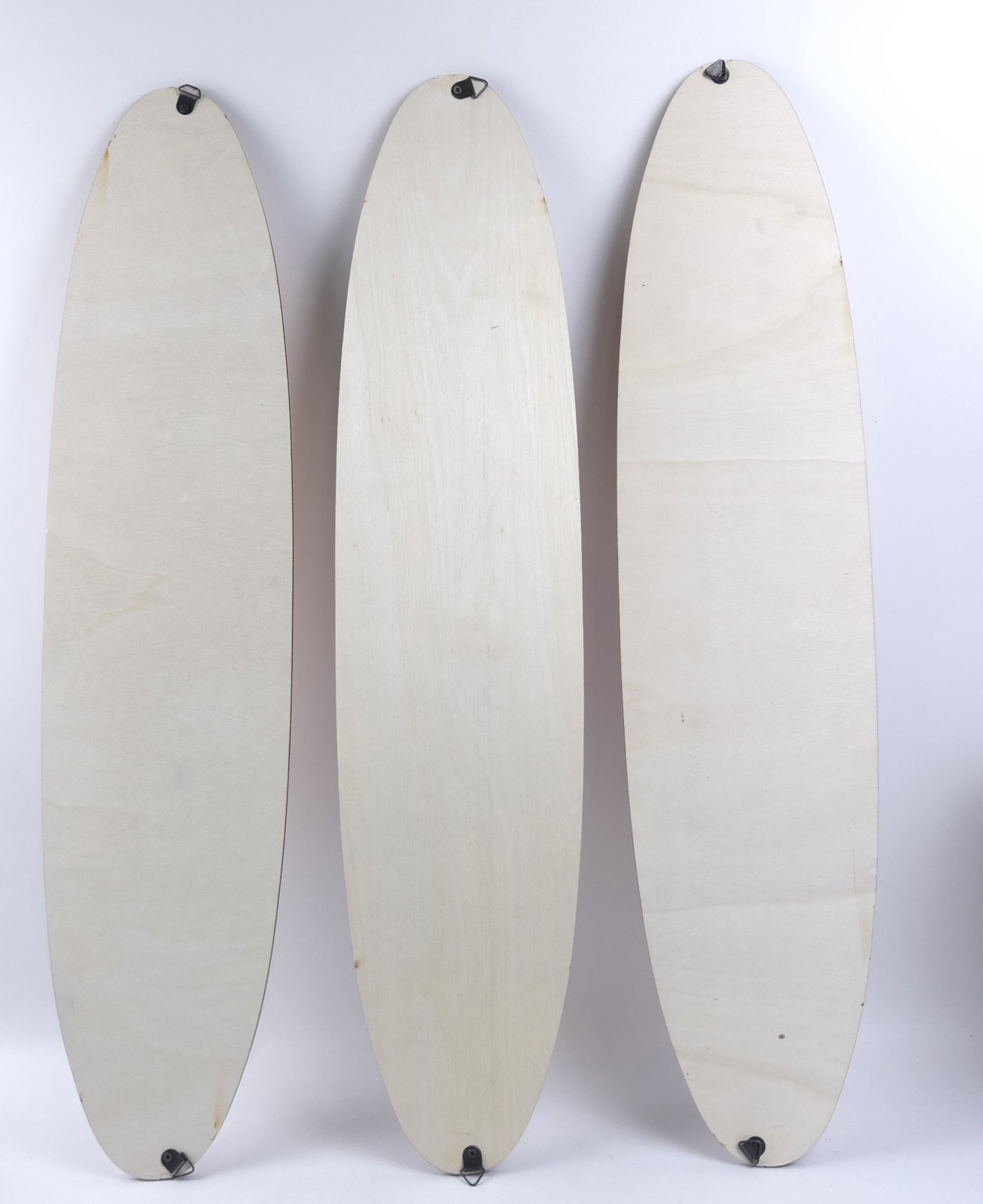 3 Pieces Surfboard Wall Decor 23.6″ x 5.4″ Surf Shop Beach Bedroom Wall Decor