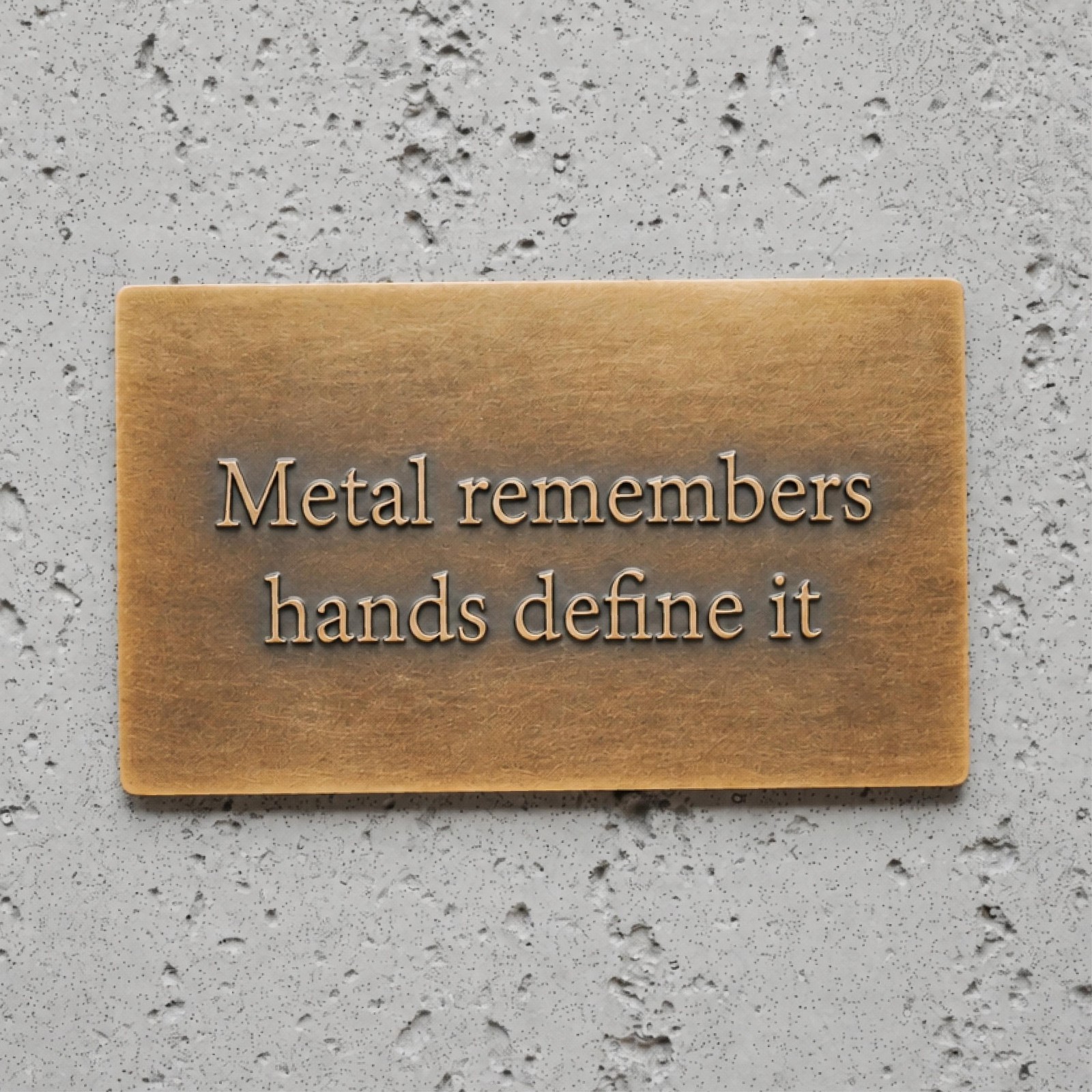 Custom Solid Brass Plaque | Personalized Metal Sign | Address House Number |