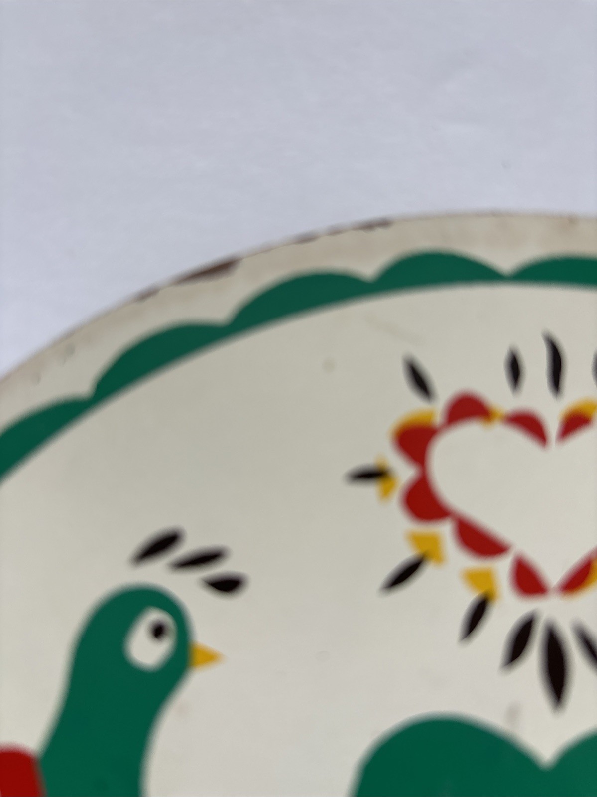 Folk Art “WILKUM” Sign, Birds, Star Irish Amish Pennsylvania Dutch, Jacob Zook