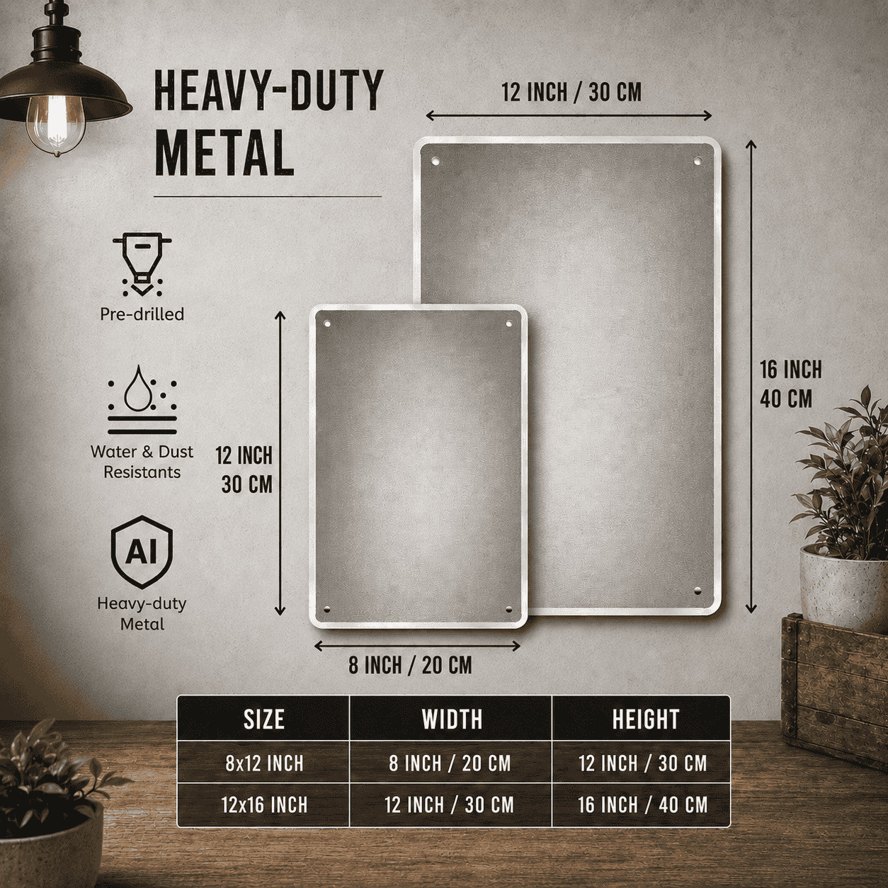 Danger Mentally Unstable Metal Tin Sign Funny Sarcastic Warning Wall Decor