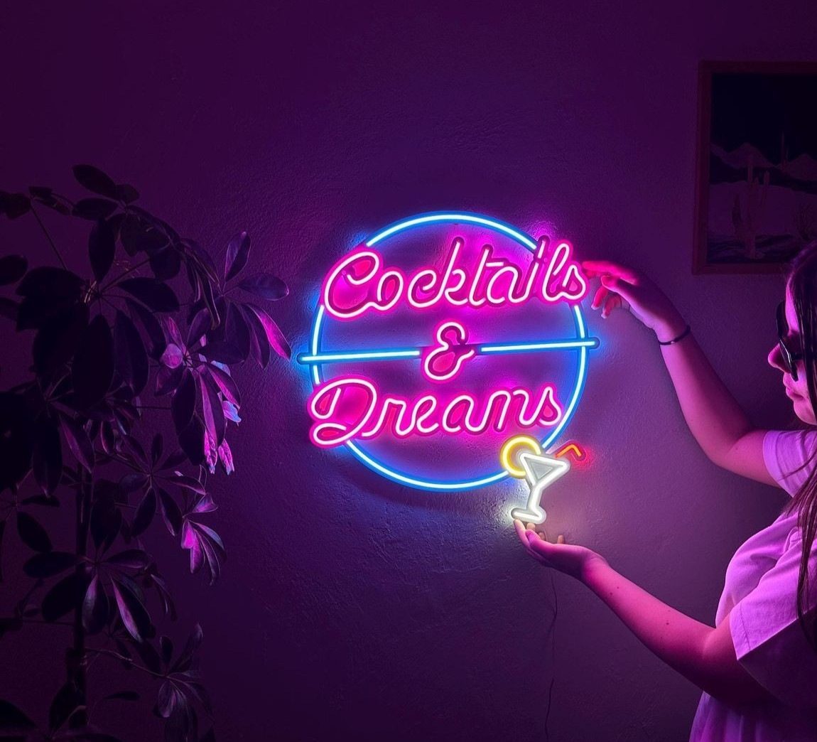 Custom Neon Sign for Salon & Bar | Personalized Name Sign | Custom LED Wall Sign
