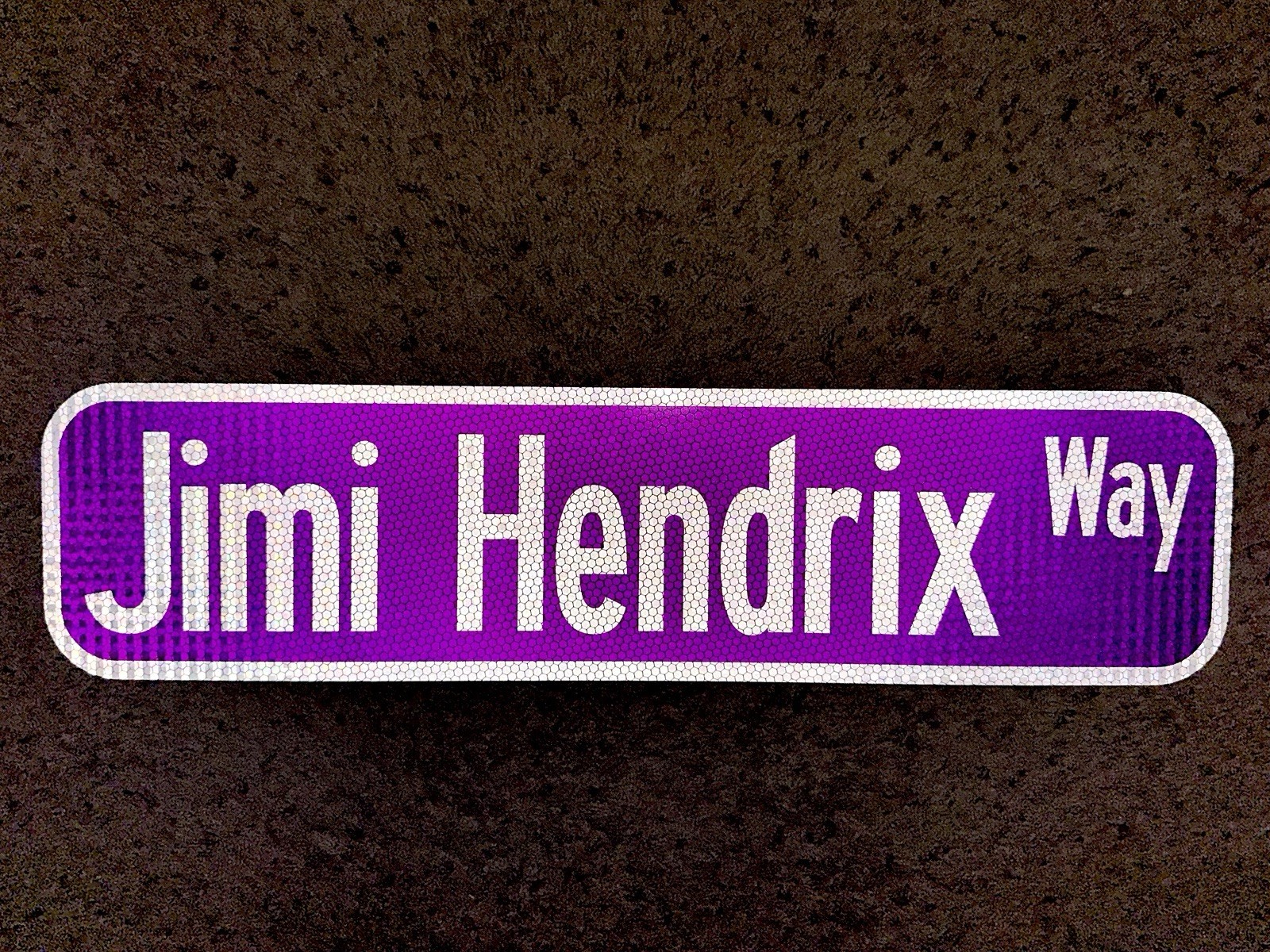 CUSTOM STREET NAME SIGN (Single/Double Sided) 24″x6″ 3M HIP Reflective Aluminum