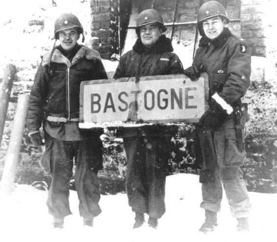 NEW 2D 8×12 Vintage WW2 Bastogne Battle of The Buldge European Metal Street Sign