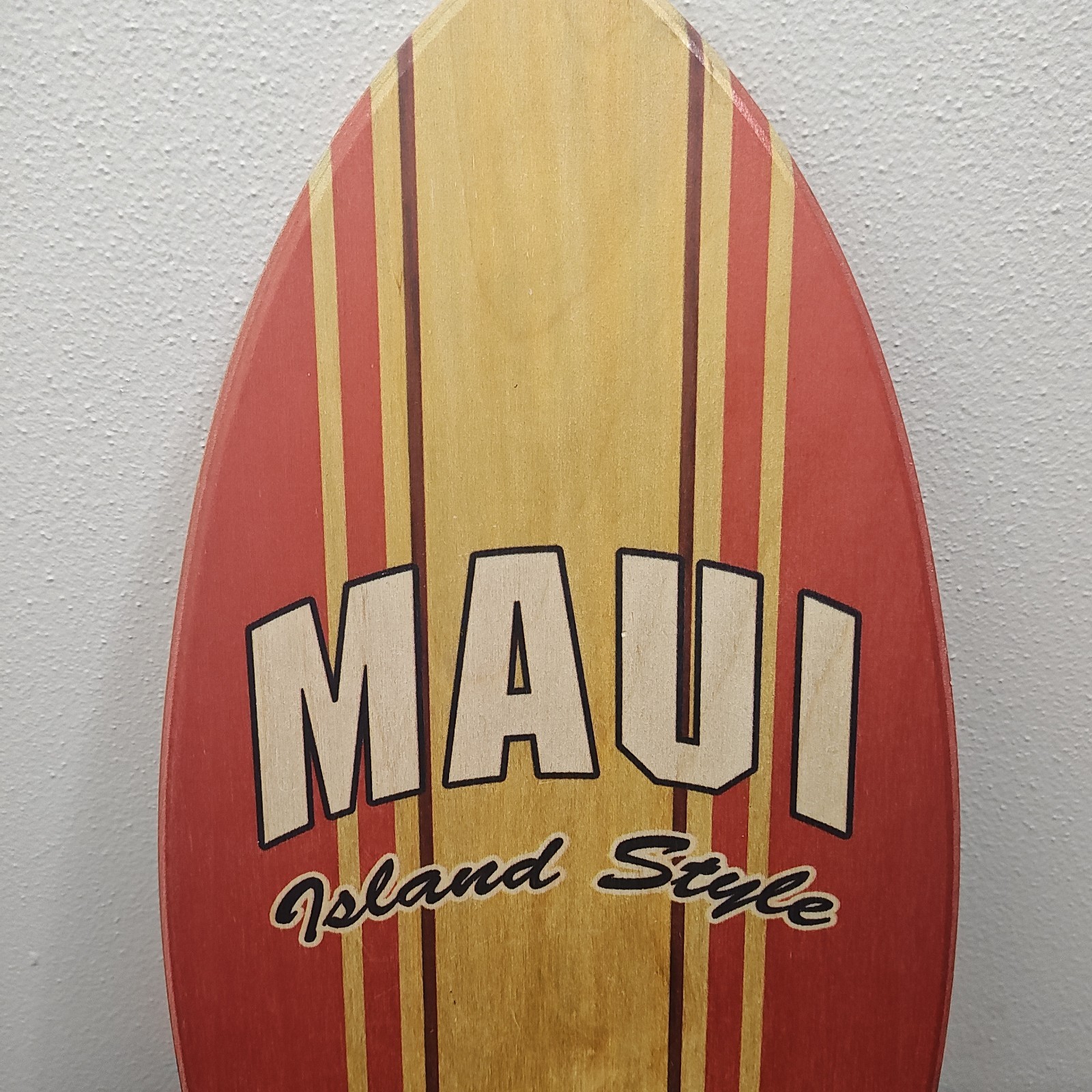 C YA MIni Surfboard 20” MAUI HAWAII Decorative Surfboard Double Sided Hand Made