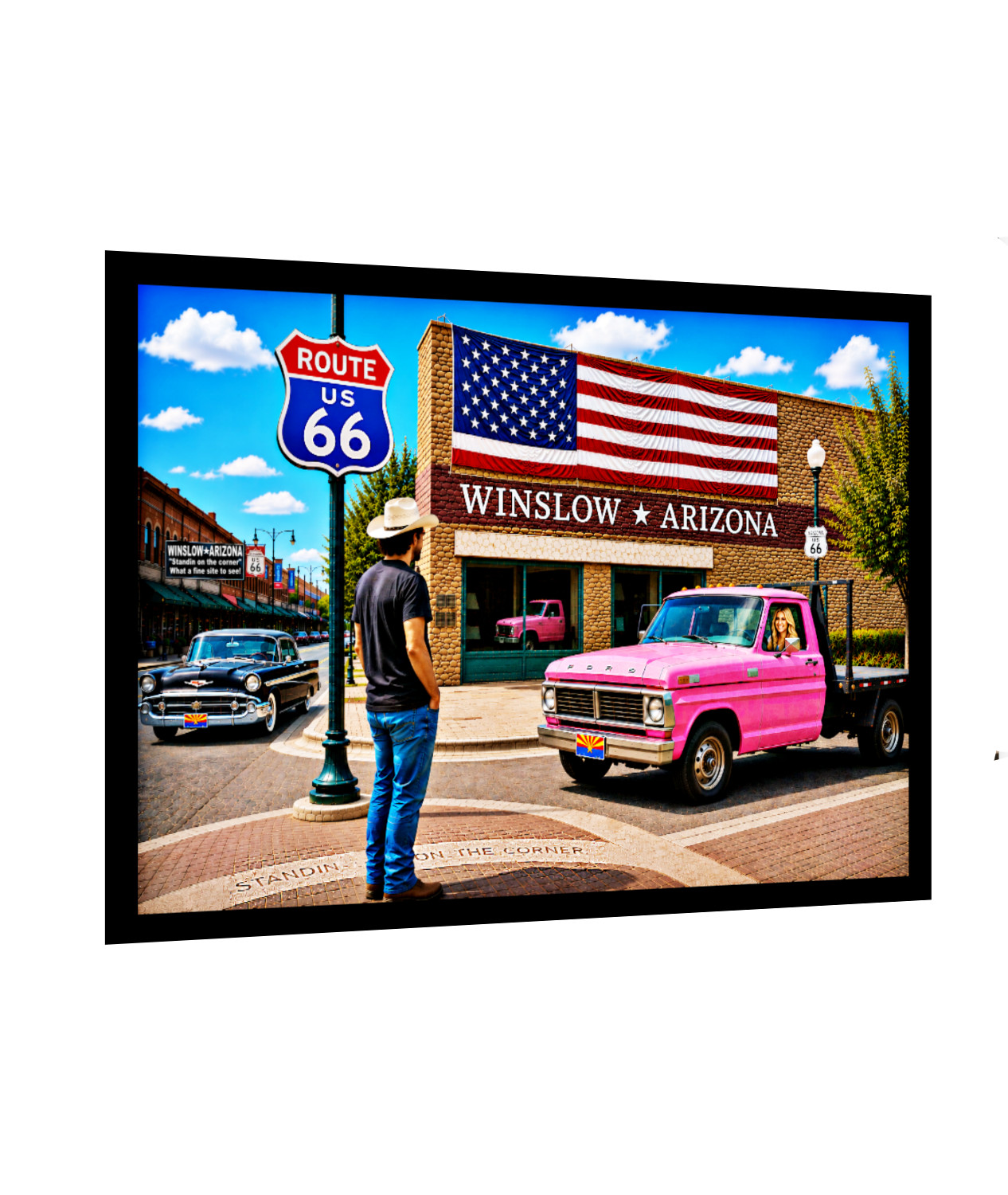 America’s Highway Historic Mother Road Arizona Sign Sticker Decal Vinyl