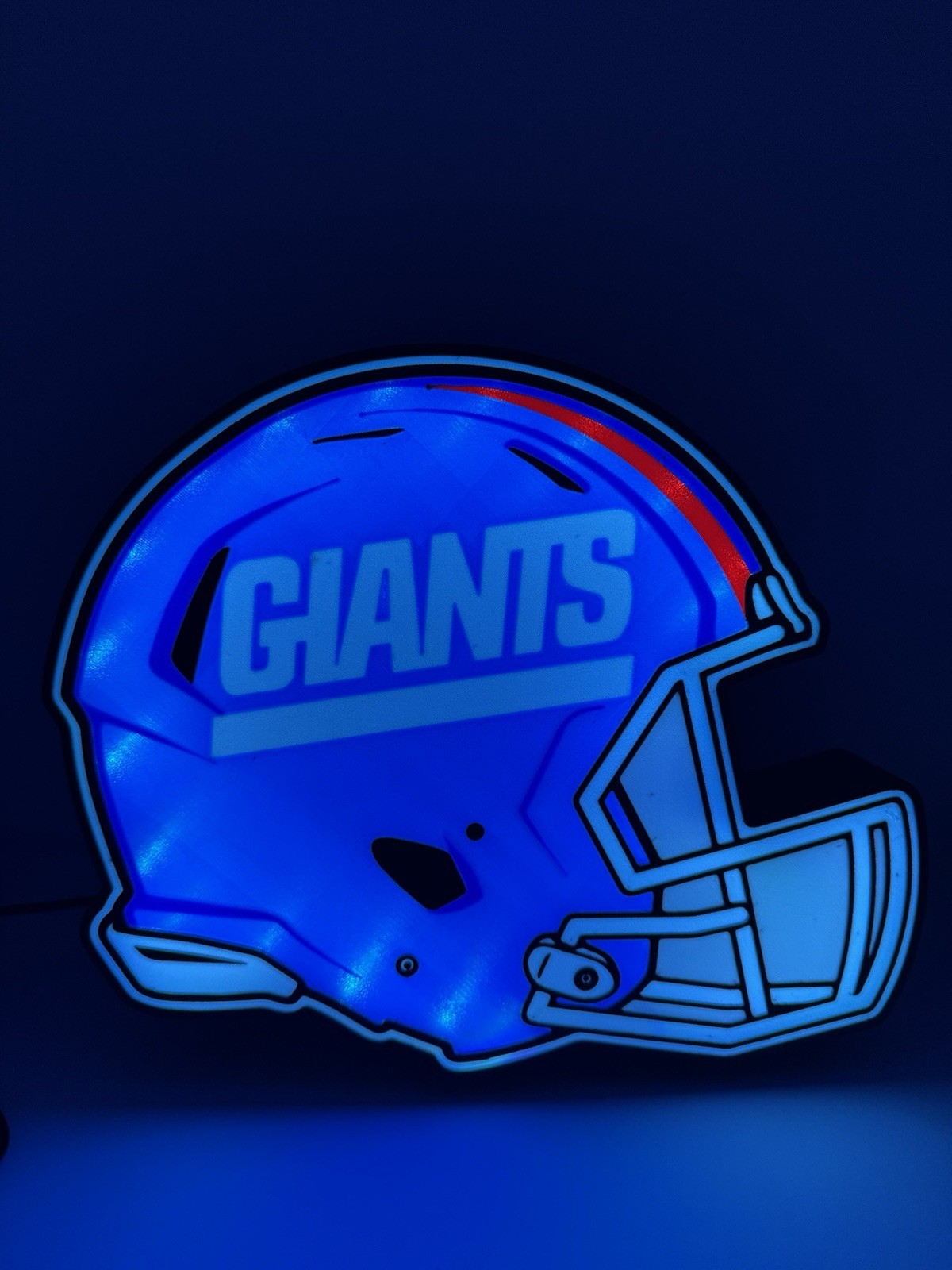 New York Giants NFL Football Helmet – Light Up LED Neon Wall Sign