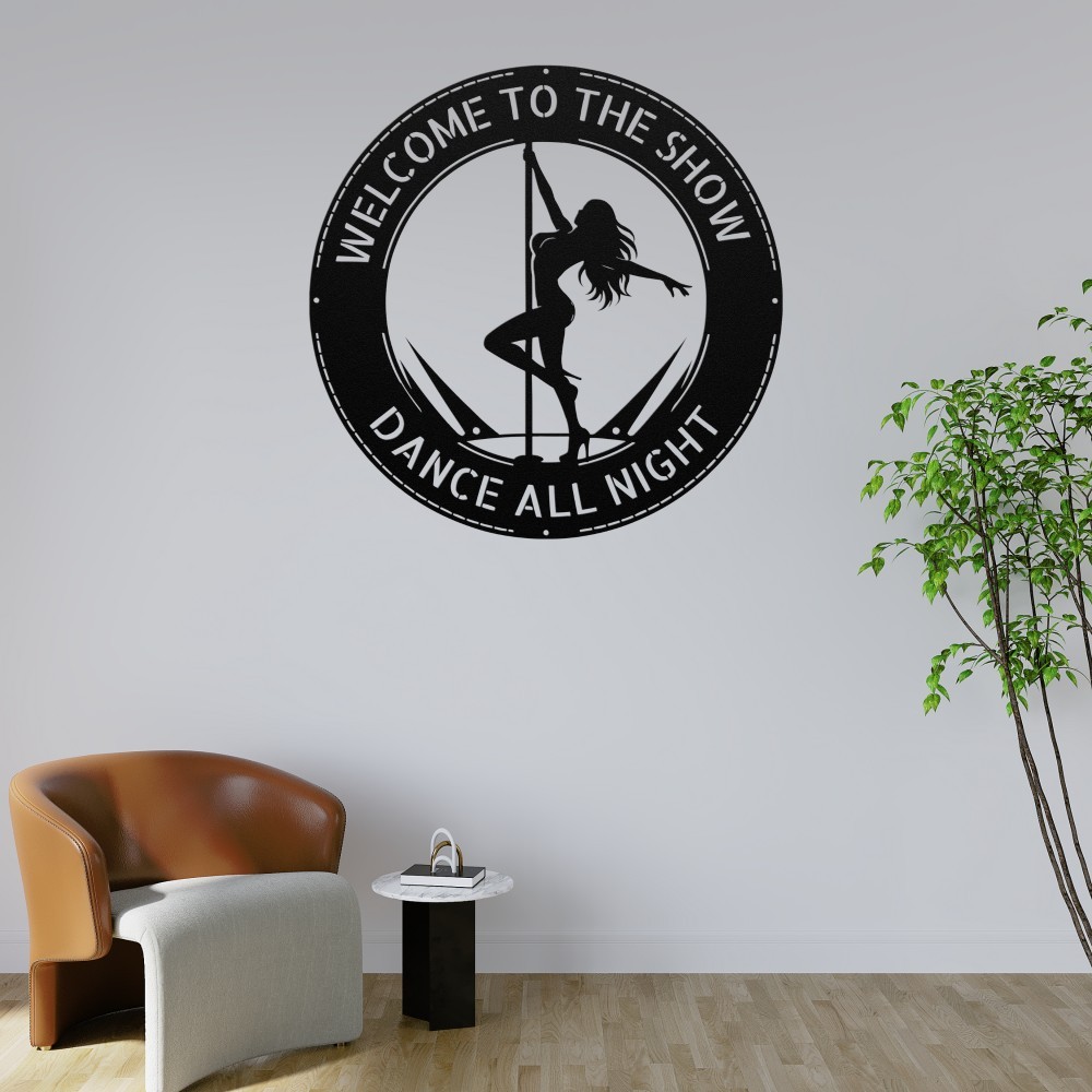 Personalized Stripper Metal Sign Custom Name Wall Art Adult Bar Decor Gift