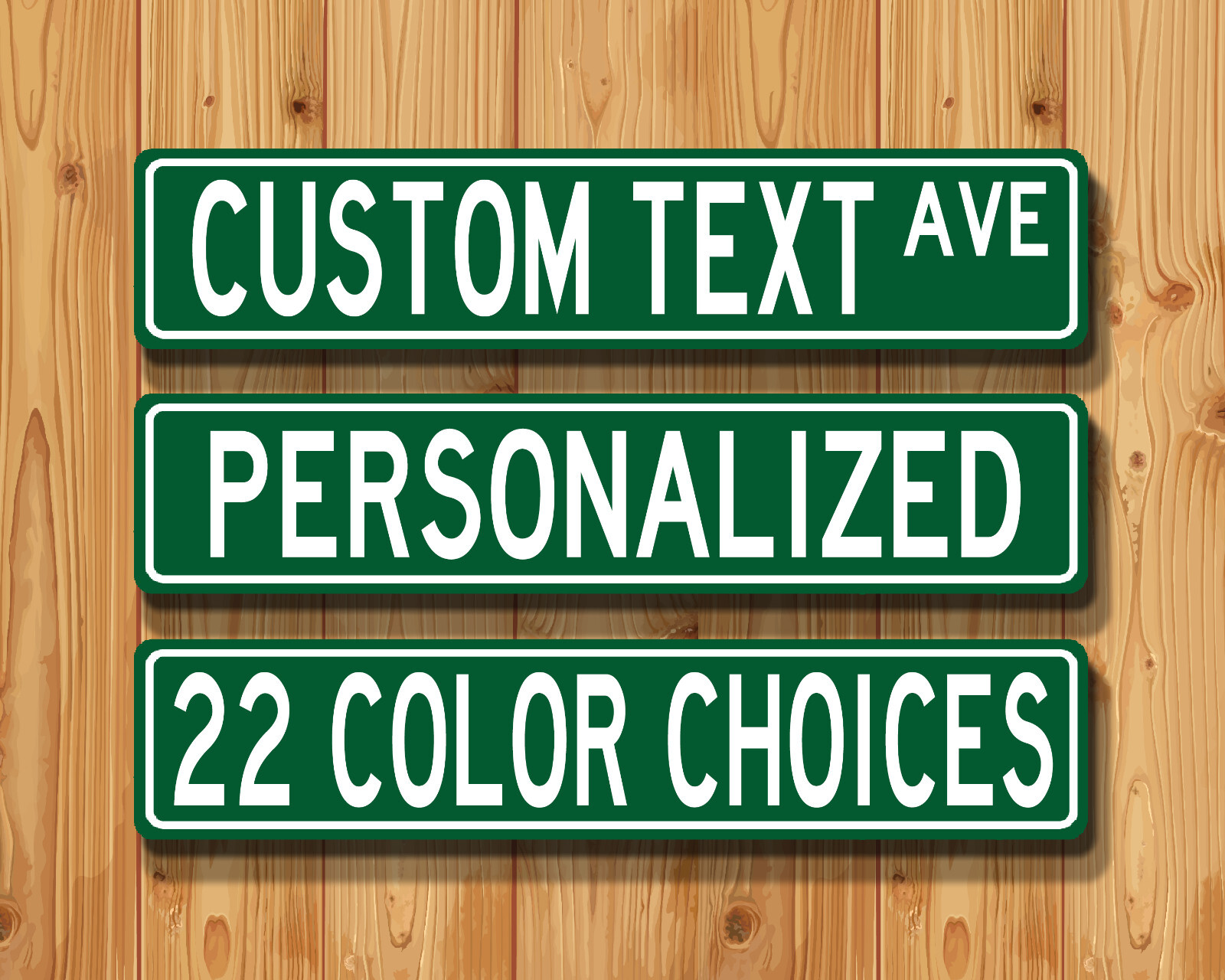 Custom Name Sign Aluminum Street Sign Personalized Sign Plate New Vintage ACW01