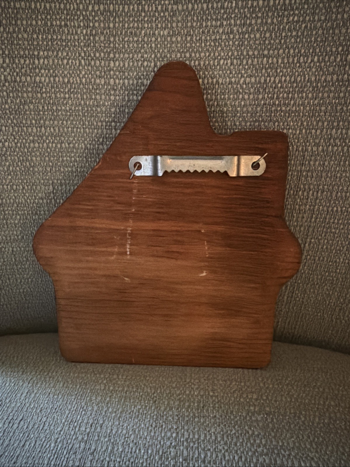Vintage Hand Painted “Home” House Shaped Wall Art Decor