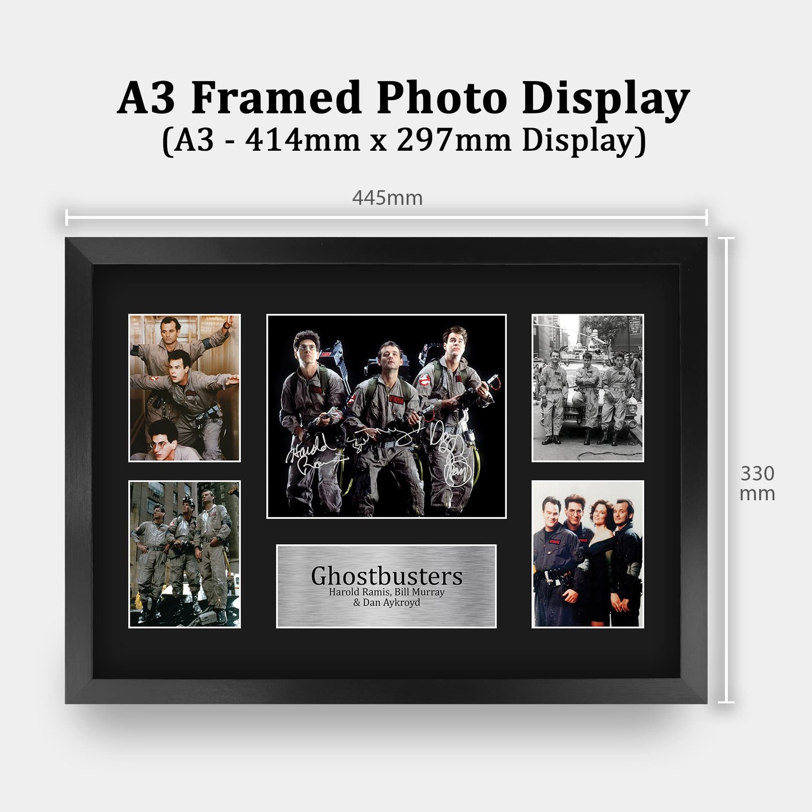 Ghostbusters 16 x 12 inch (A3) Printed Gifts Signed Autograph Presentation Di…