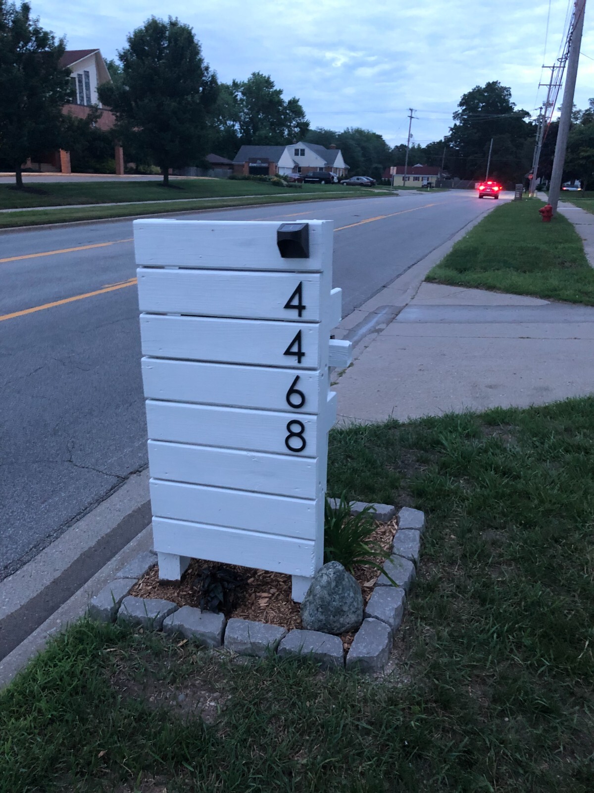 4 inch Modern House Address Numbers Letters, color choices