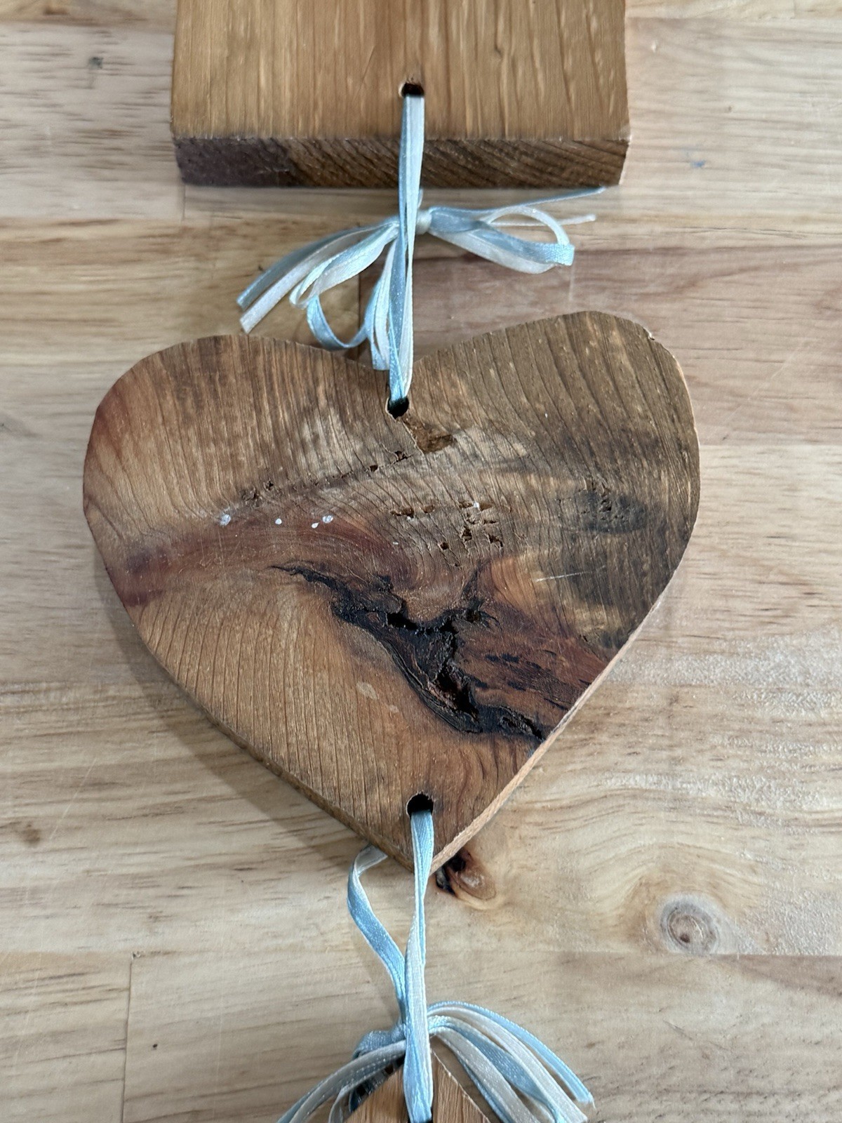 VTG Home Sweet Home 3 Pcs Wooden Wall Decor Houses Heart Rustic Country 1980s