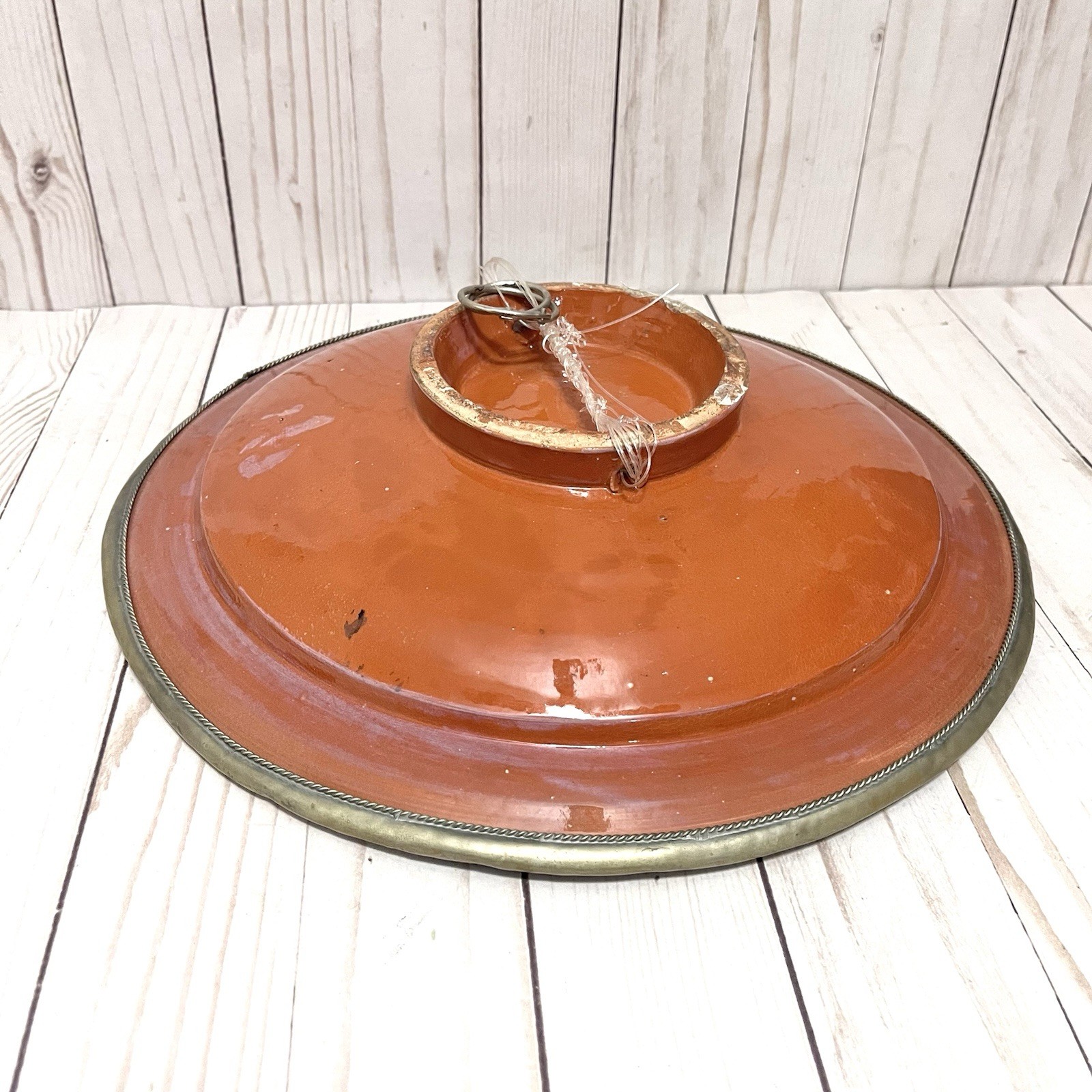 Boho Large Sun Face Wall Art Plate Mediterranean Italian Tuscan Villa Decor 13”