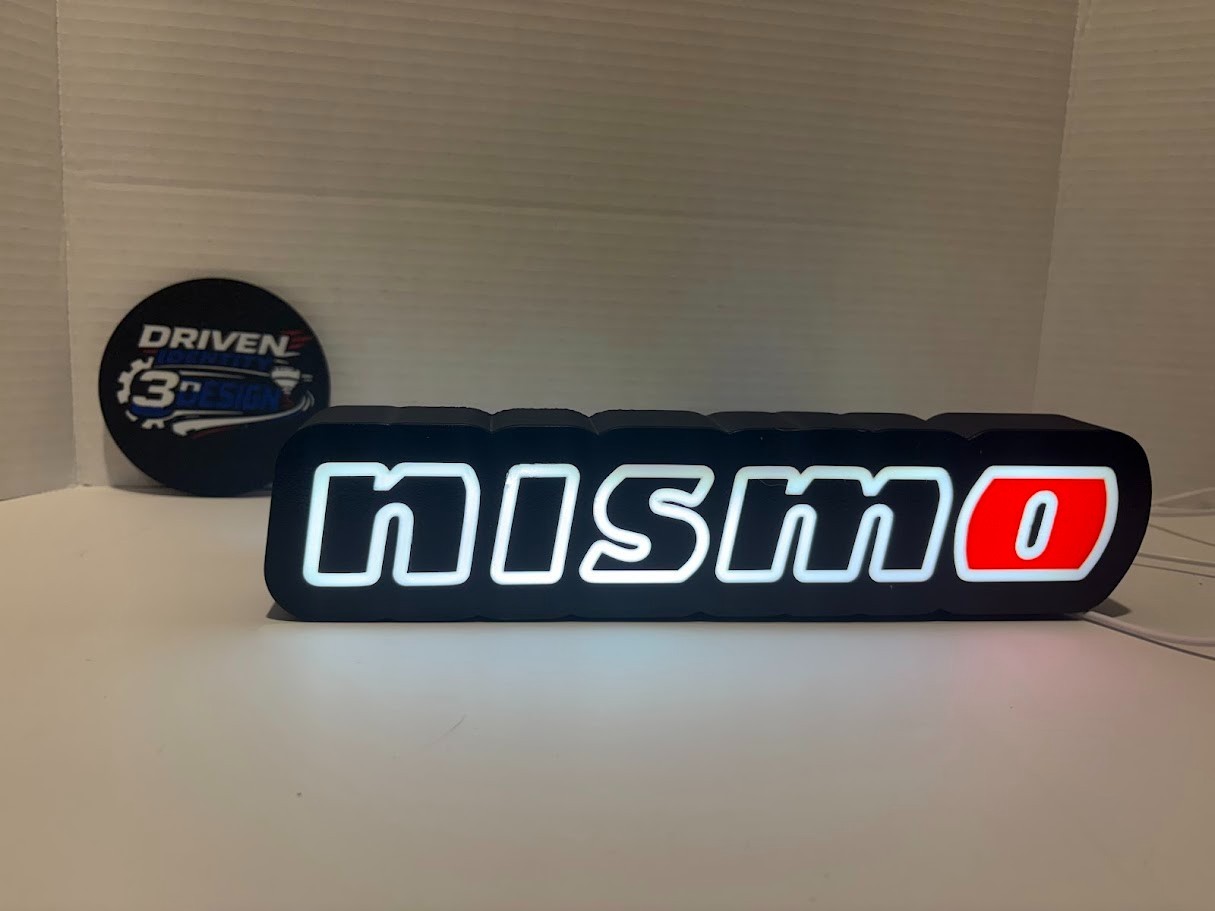 Track-Inspired Glow: Nismo-Inspired LED Light Box