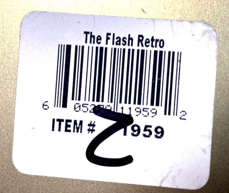 The Flash Vintage Look 12.5″ x 16″ Metal Metallic TIN Wall Sign Comics Poster