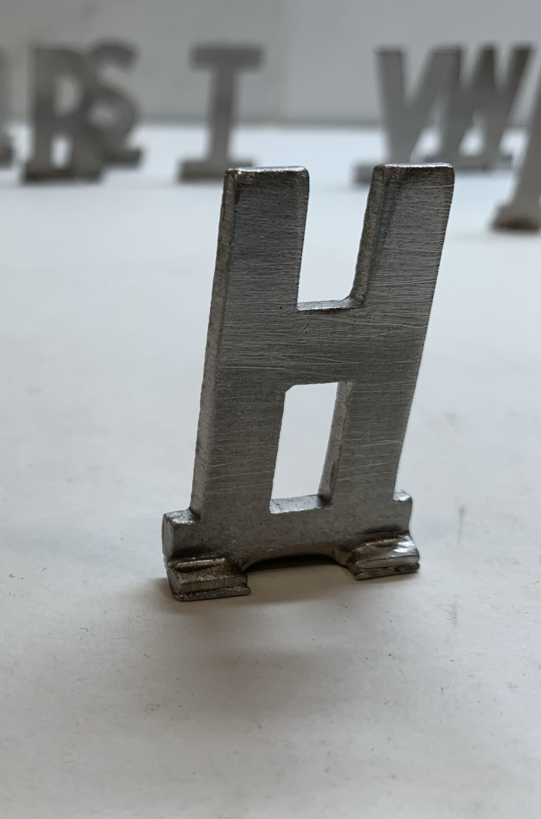 A-Z & Dun-Mor Mailbox Track Letters Aluminum Vtg You Choose Name Initials Metal