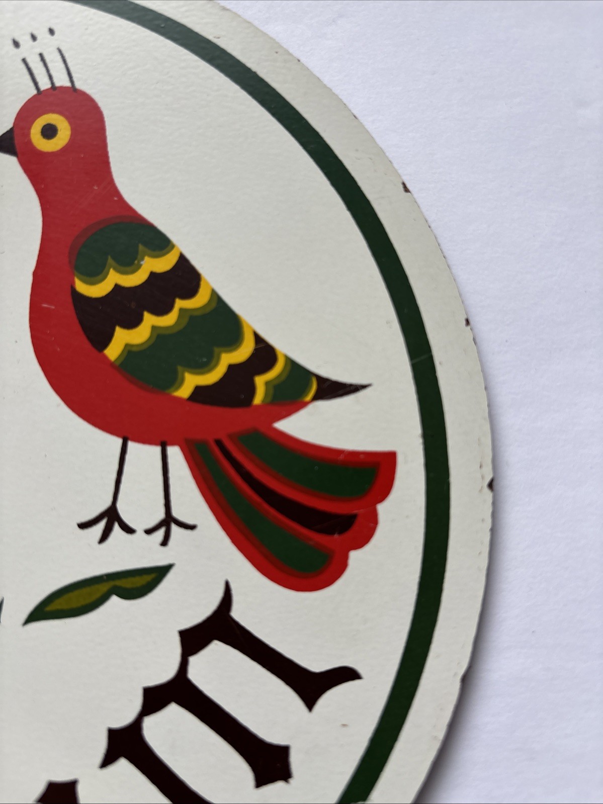 Folk Art “WILKUM” Sign, Birds, Star Irish Amish Pennsylvania Dutch, Jacob Zook