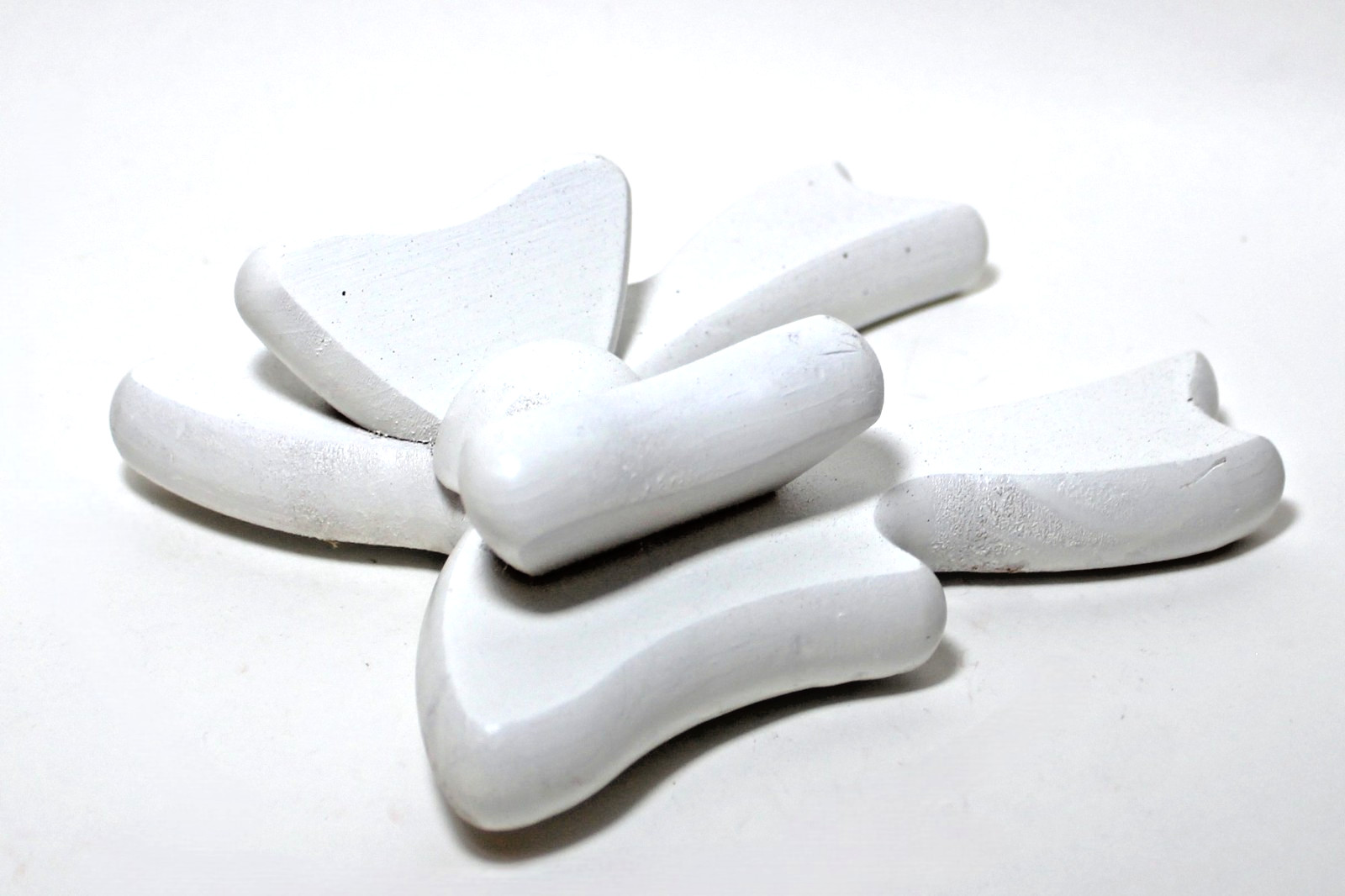 Vintage Wood Bow Ribbon Wall Hanging Decor White
