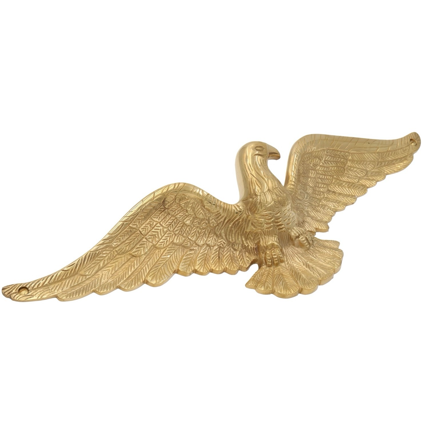 American Eagle Wall Plaque in Solid Cast Brass 20 Inch