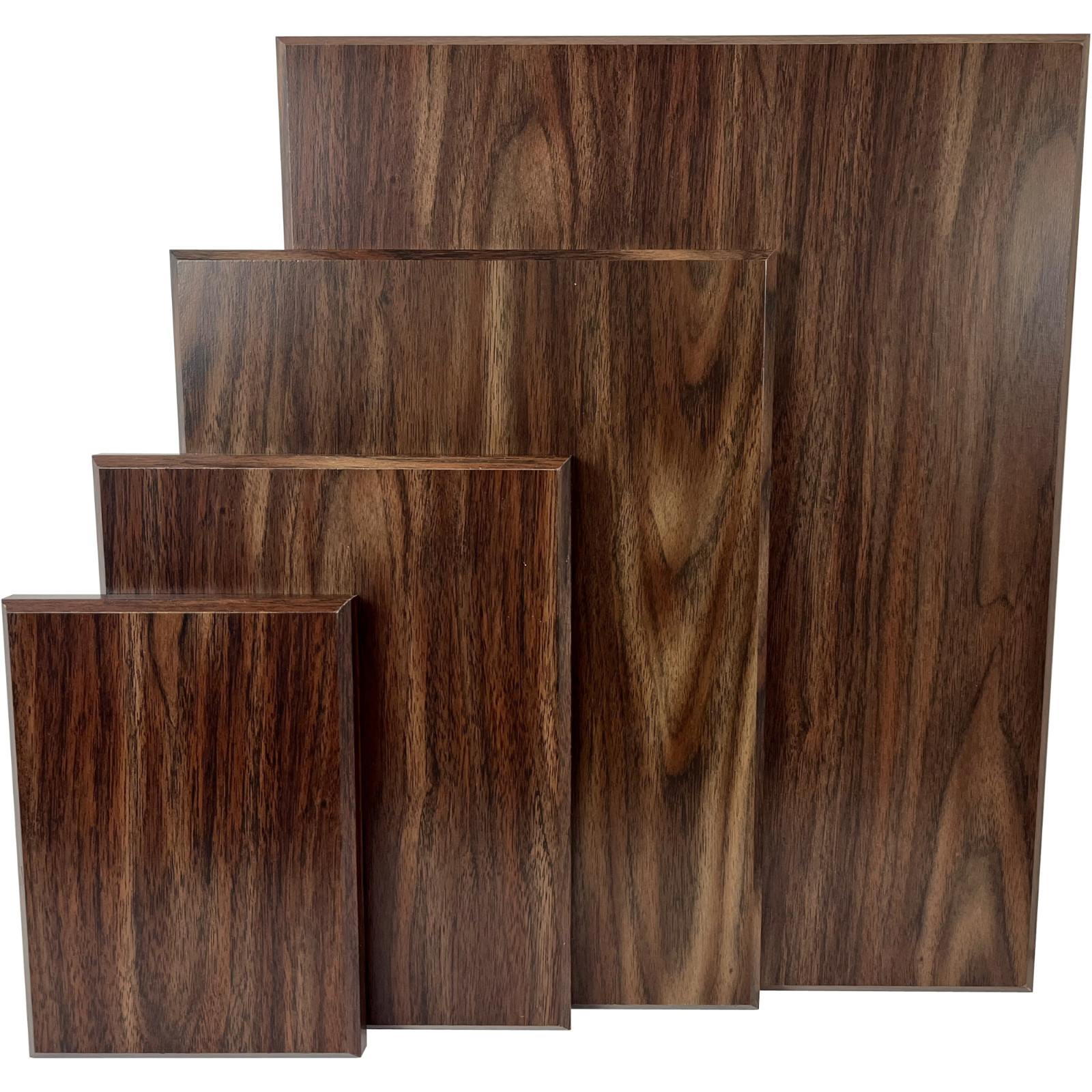 Walnut Finish Plaque, Blank Award Plaque Craft, 5×7, 7×9, 9×12, 12×15 inch