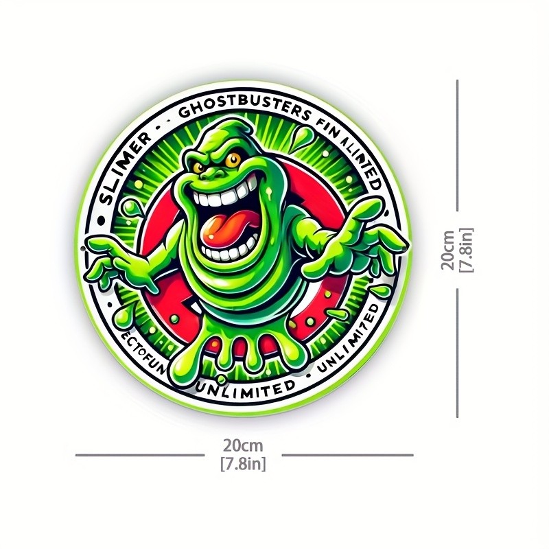 Tin Metal Signs Room Decor “Slimer Ghostbusters” 2D Rural Farmhouse Plaque for H