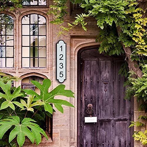 Customized Address Plaque 13.5×3 Inch Reflective Aluminum Composite House