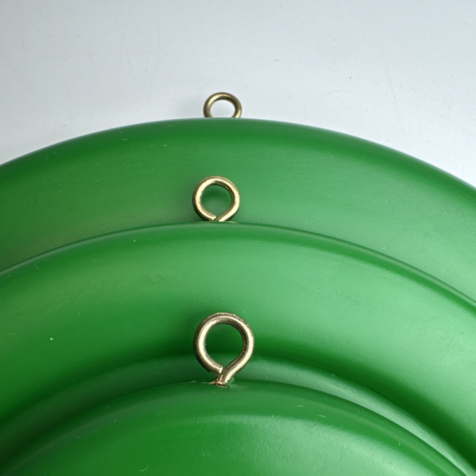Set Of 3 Green Sewing Buttons Craft Wall Room Decor 10” 8” 5” Wood