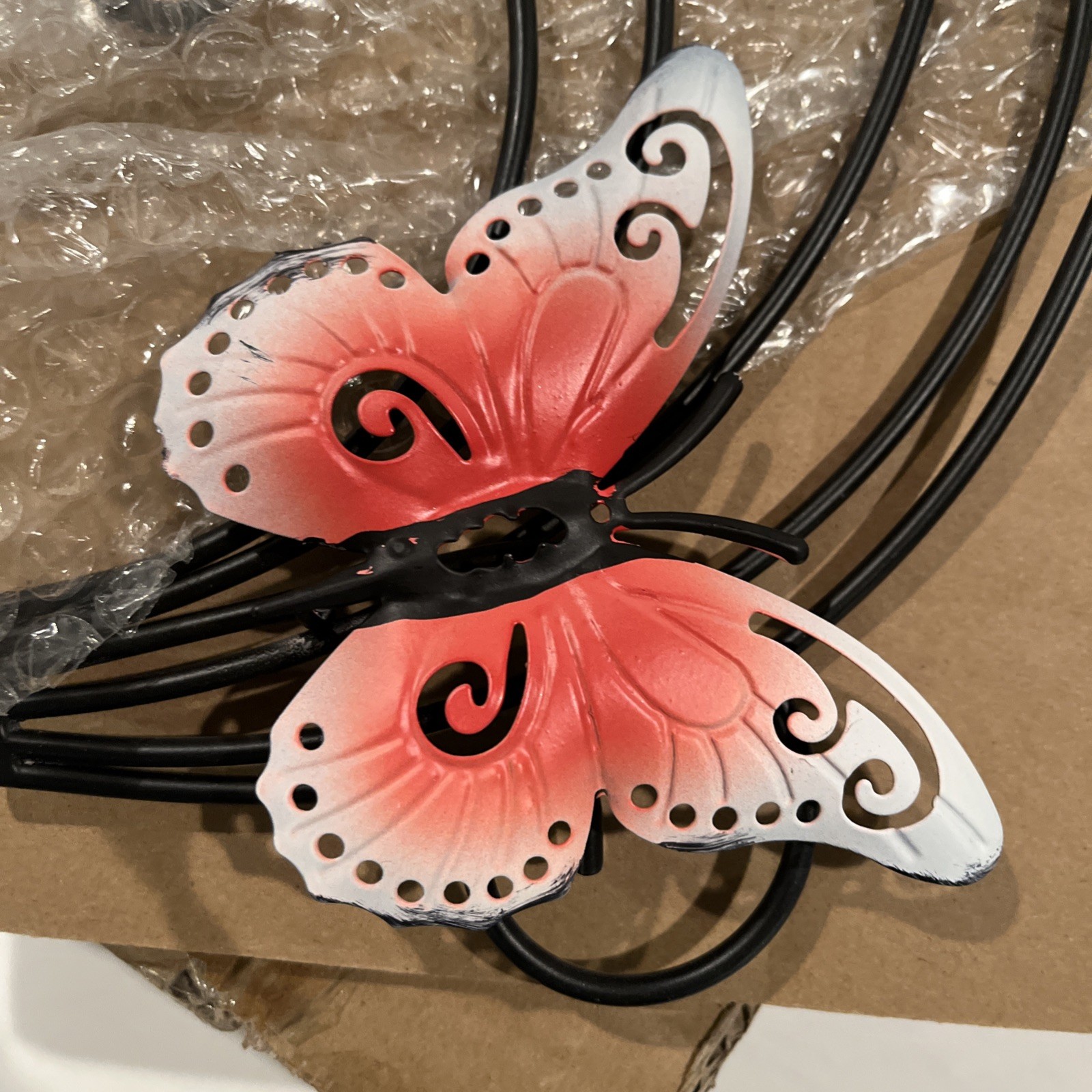 2 Metal Butterfly Outdoor Indoor Wall Art 12×15 Inch
