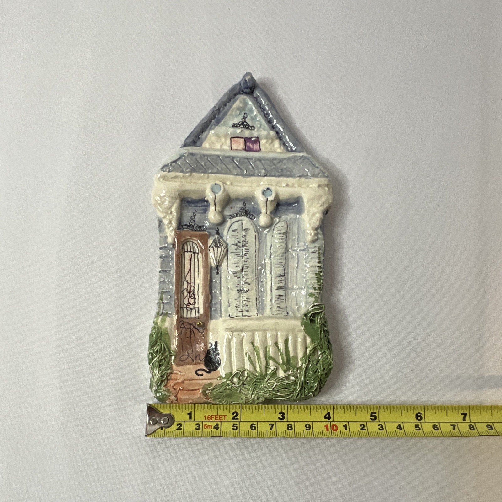 Louisiana Craftsmen “Shotgun” House Wall Plaque 1890’s-A New Orleans Folk Ar