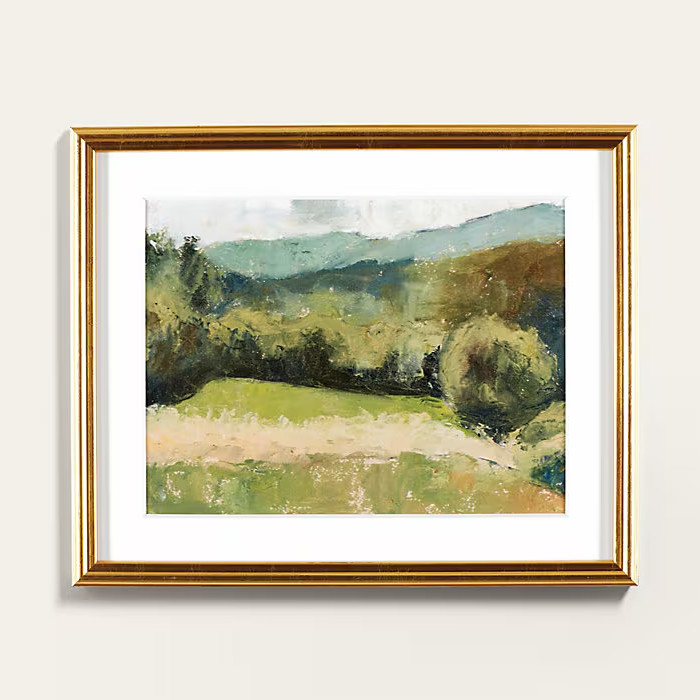 BALLARD DESIGNS Petite Summer Mountains Art (NEW)