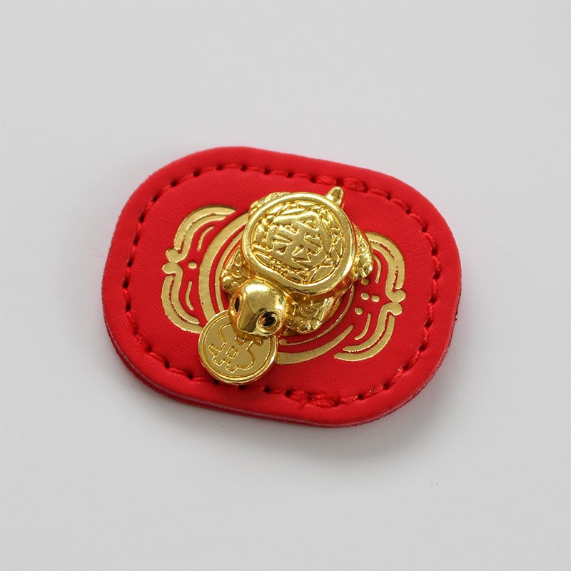 Fengshui Lucky Turtle Wallet Charm Money-biting TurtleOrnaments Decor Longevity