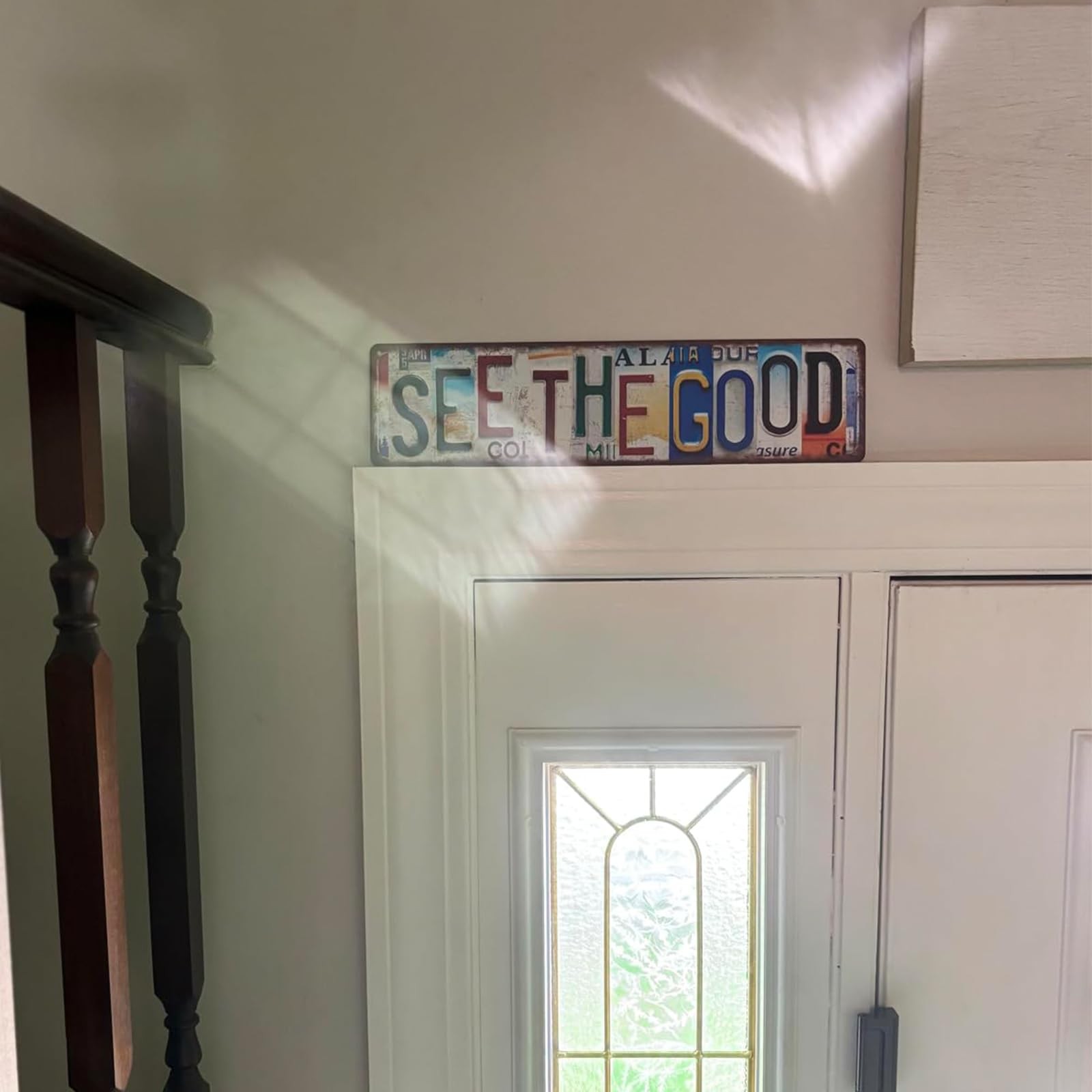 JBYMsign Vintage Life is Good Street Sign Wall Decor 16L” x 4W”, ST-B-05
