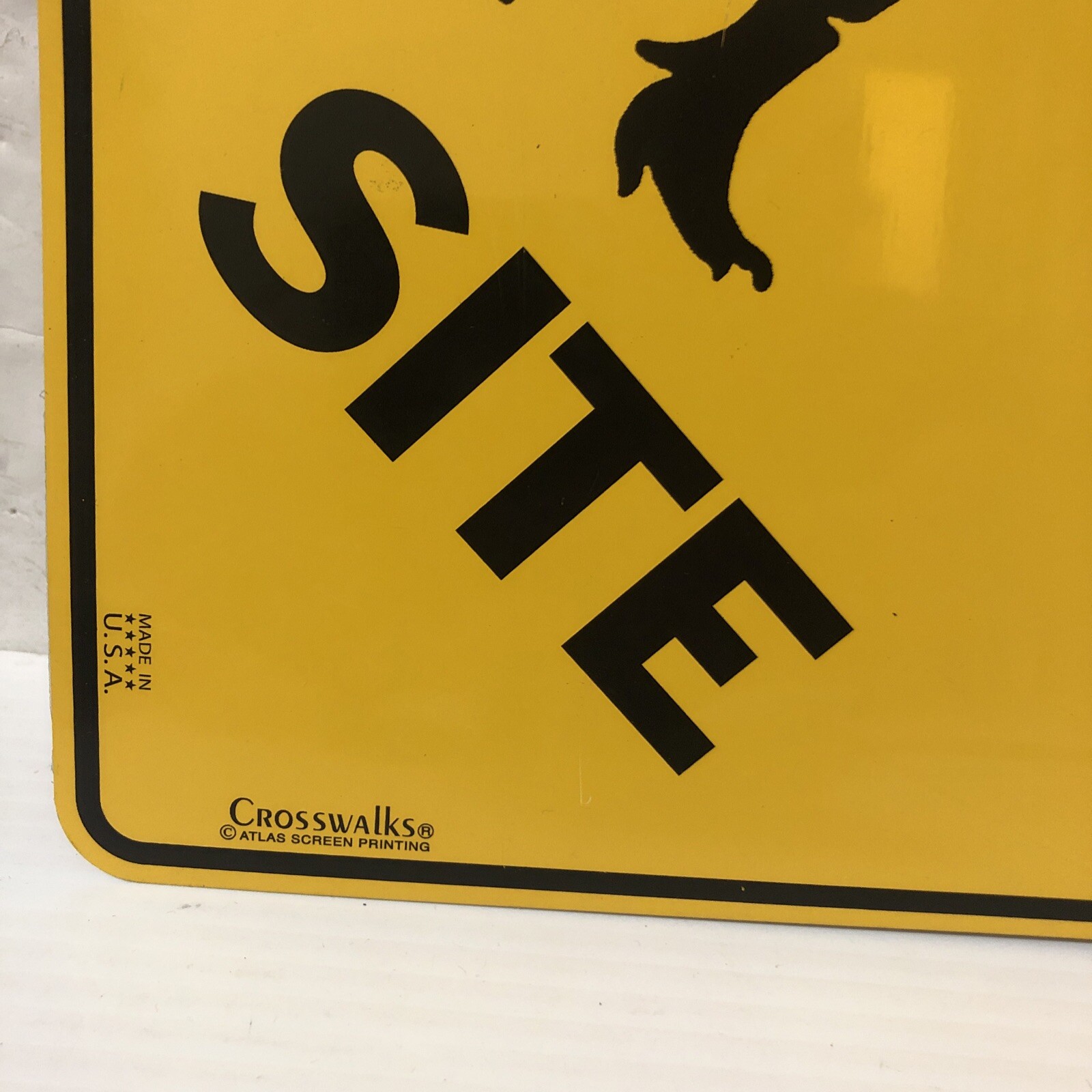 Crosswalks “Dinosaur Crossing” & Dig Site Decorative Road Signs Lot Of 2 12”X12”