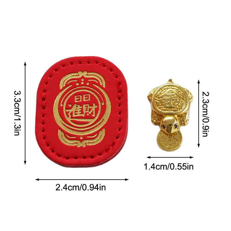 Fengshui Lucky Turtle Wallet Charm Money-biting TurtleOrnaments Decor Longevity